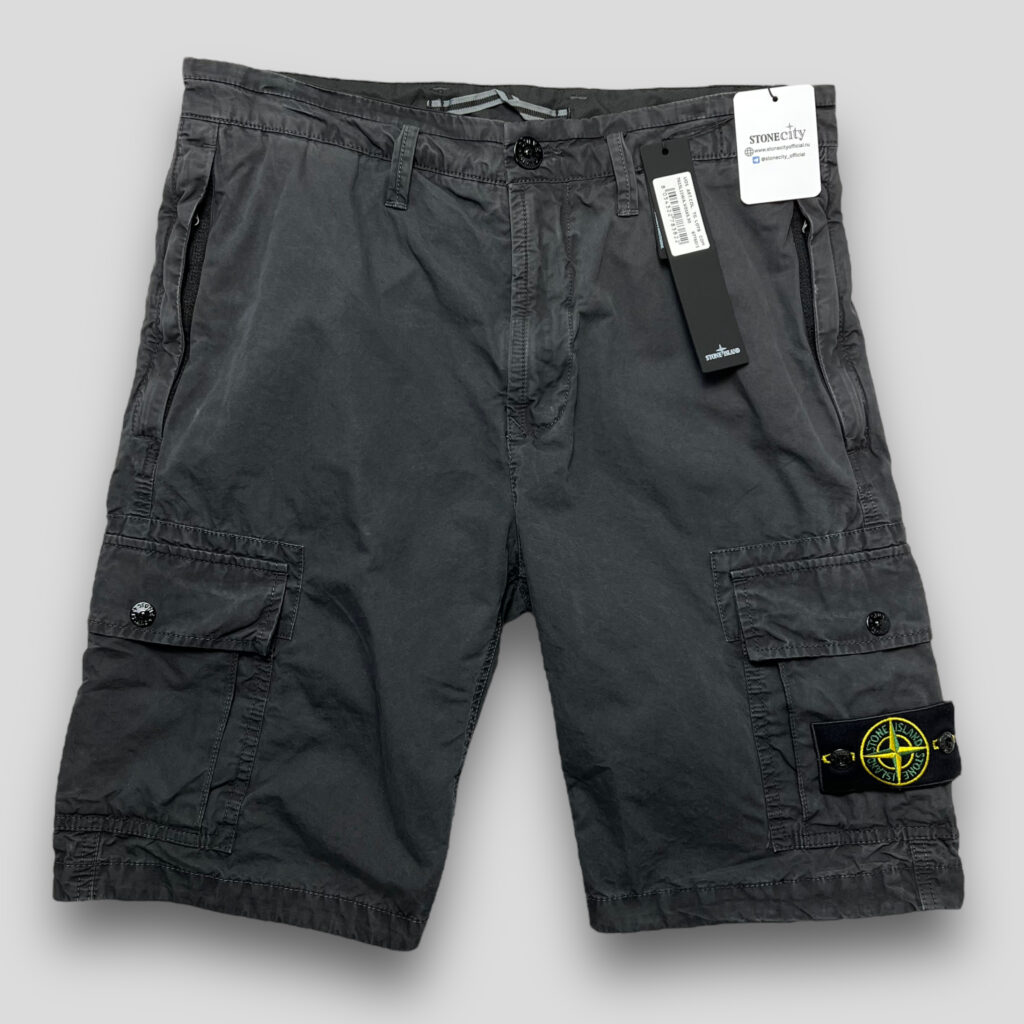 Шорты карго Stone Island темно-серые L11WA купить в Москве цена от ...