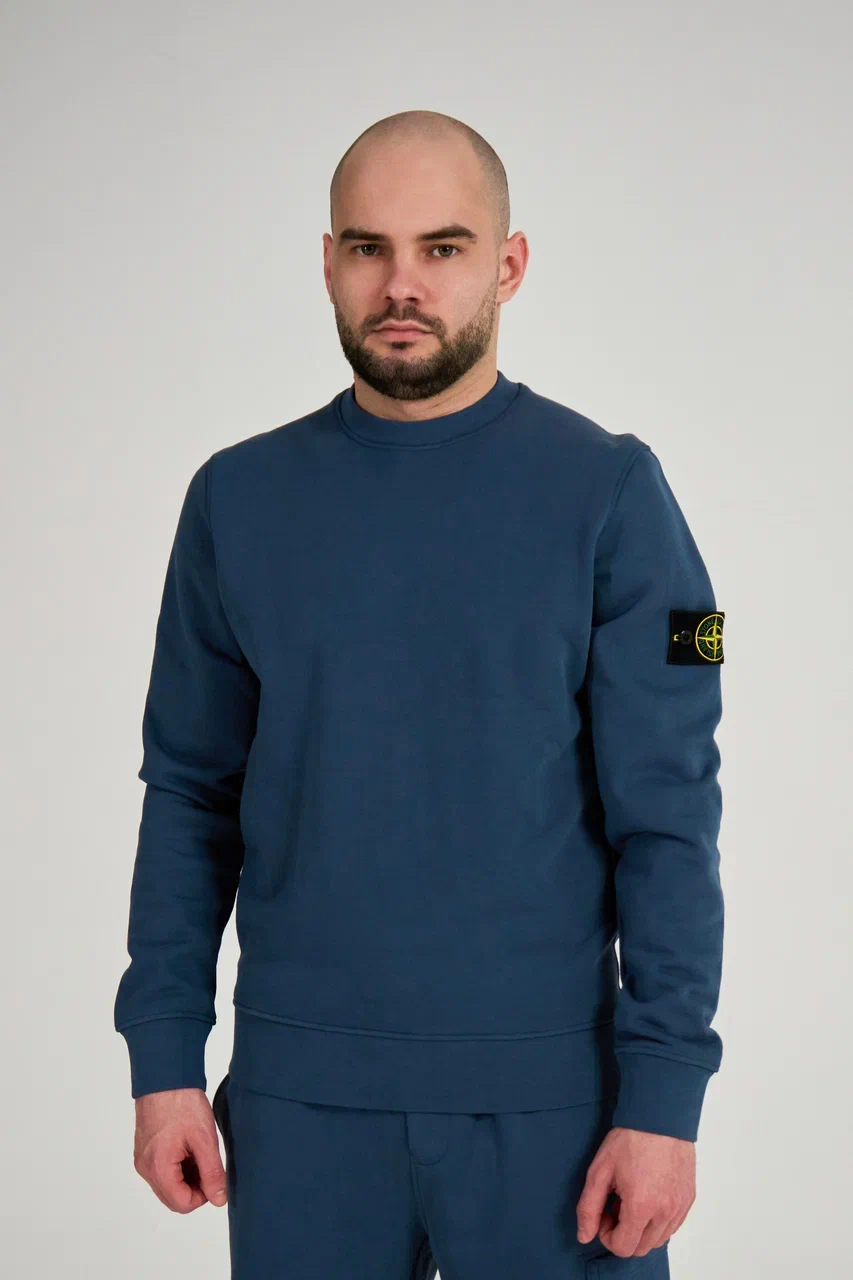 Свитшот Stone Island 63051 синий (весна-лето) - цвет Синий