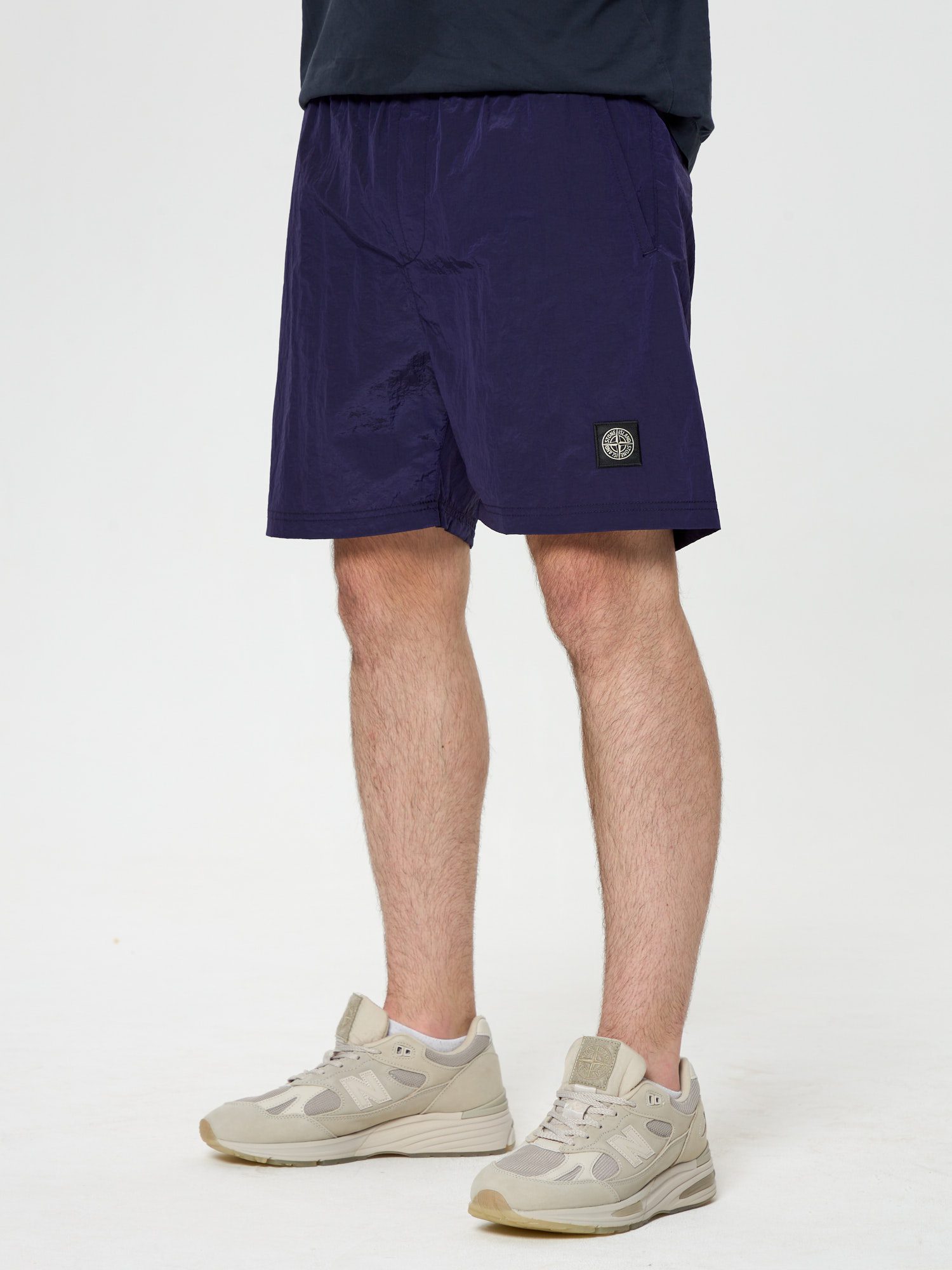 Шорты плавательные Stone Island NYLON METAL B0943 фиолетовые - цвет Фиолетовый