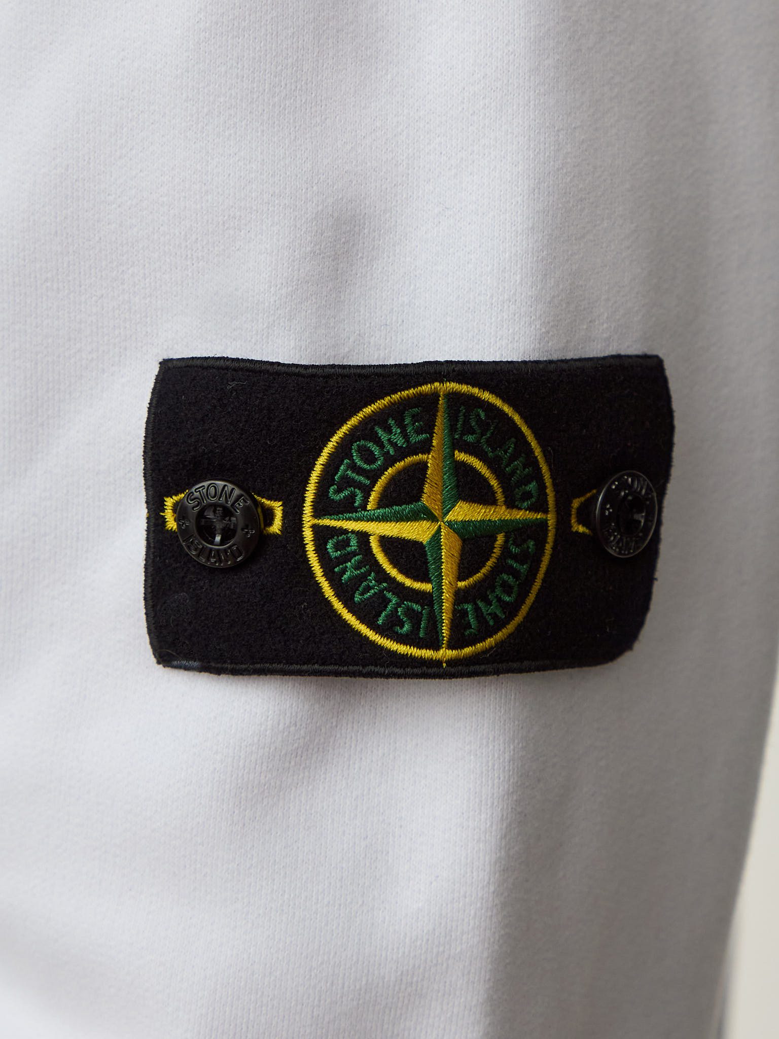 Свитшот Stone Island белый 62420 (осень-зима)