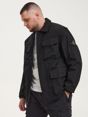 Легкая ветровка Stone Island WATRO-TC черная 41620
