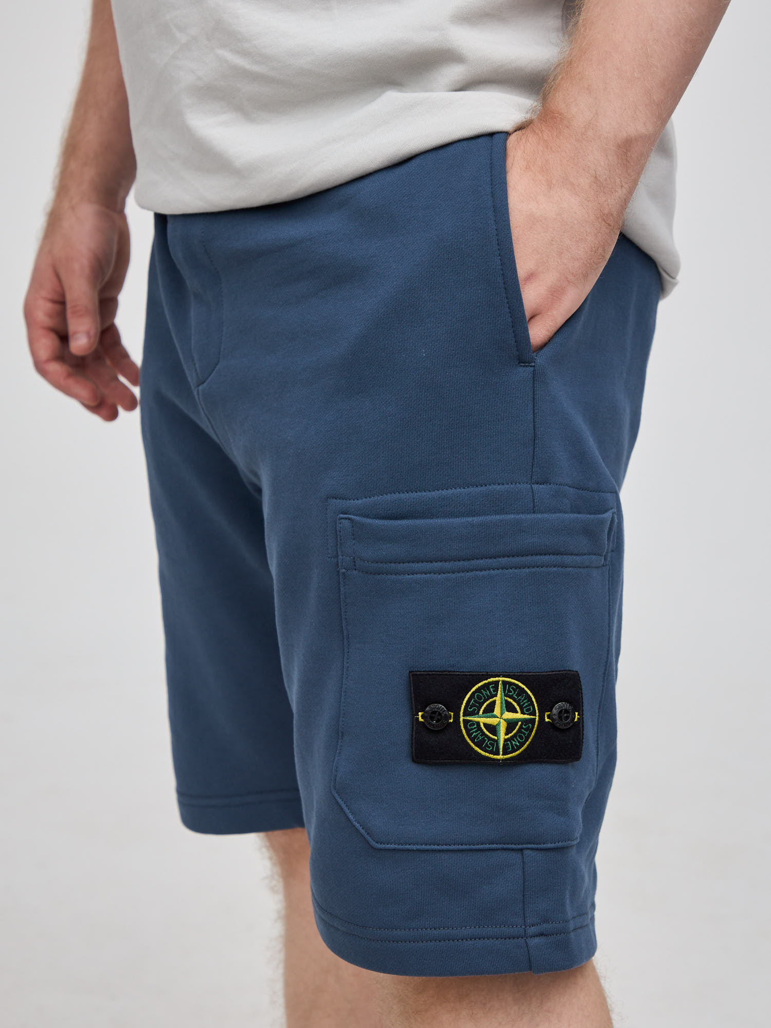 Шорты спортивные Stone Island синие 64651