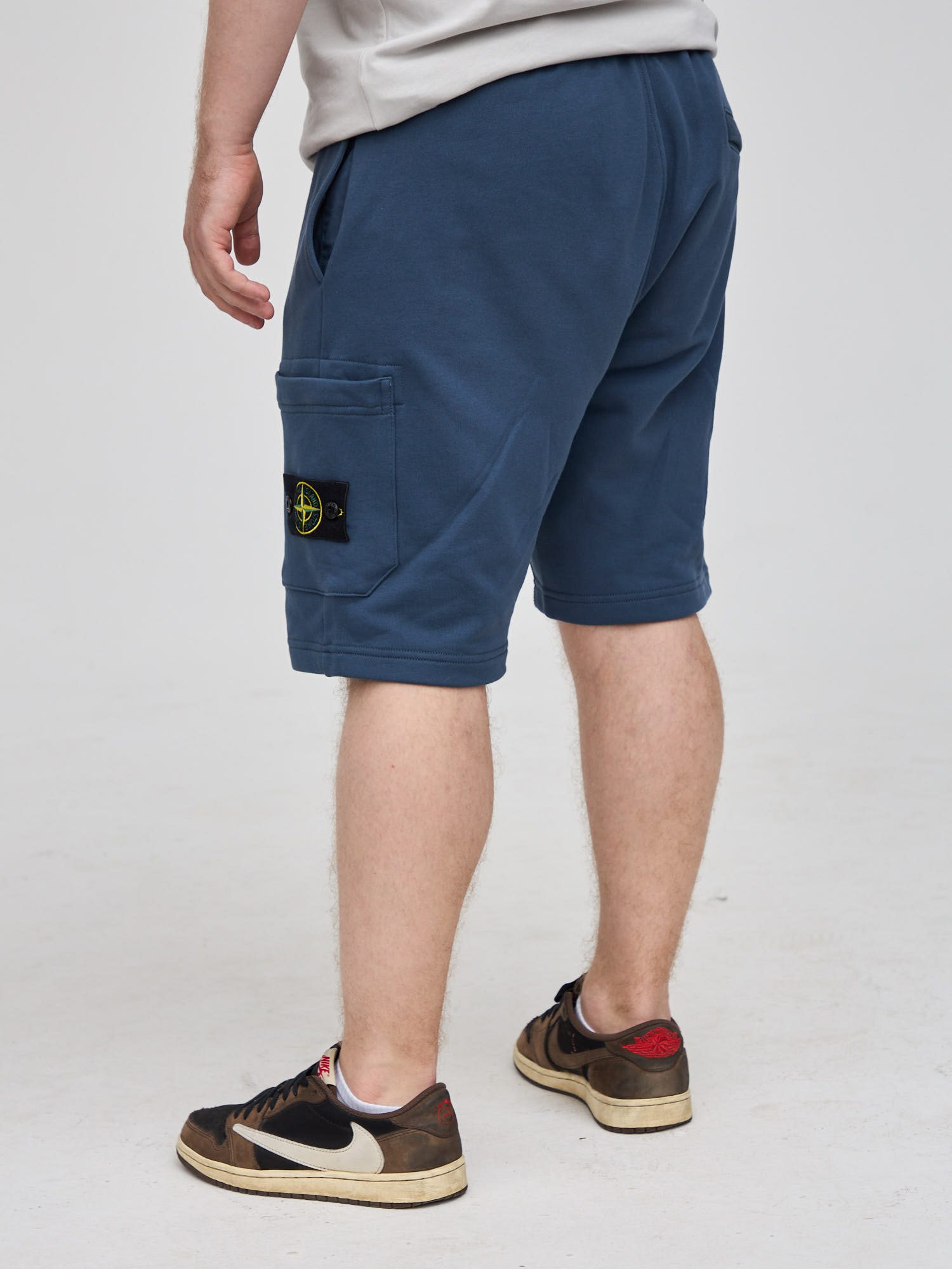 Шорты спортивные Stone Island синие 64651