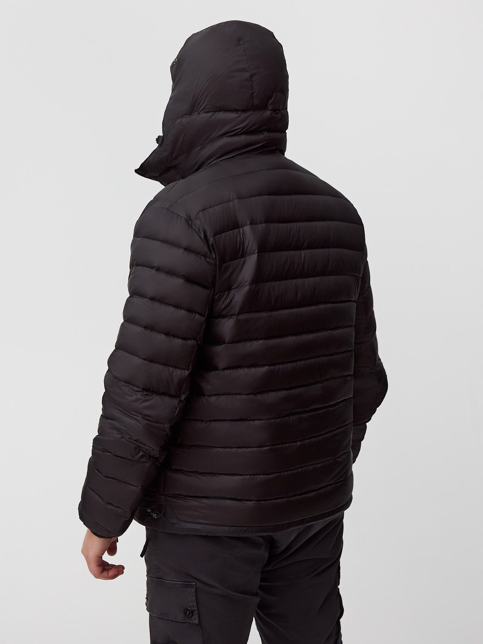 Пуховая куртка легкая C.P. Company D.D. SHELL Goggle jacket черная