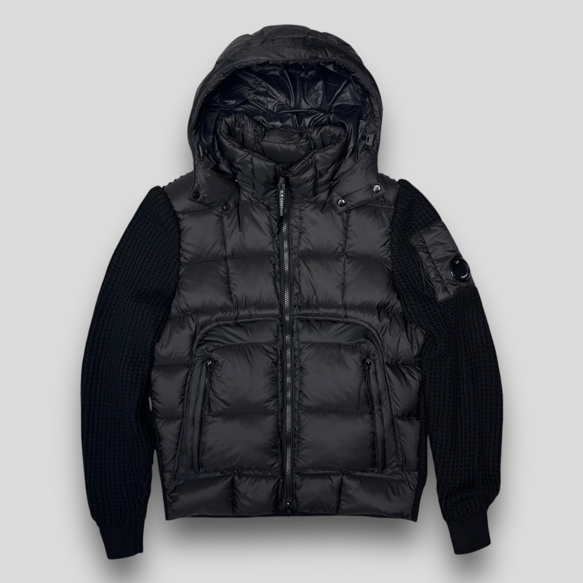 Кардиган комбинированный C.P. Company D.D. Shell черный