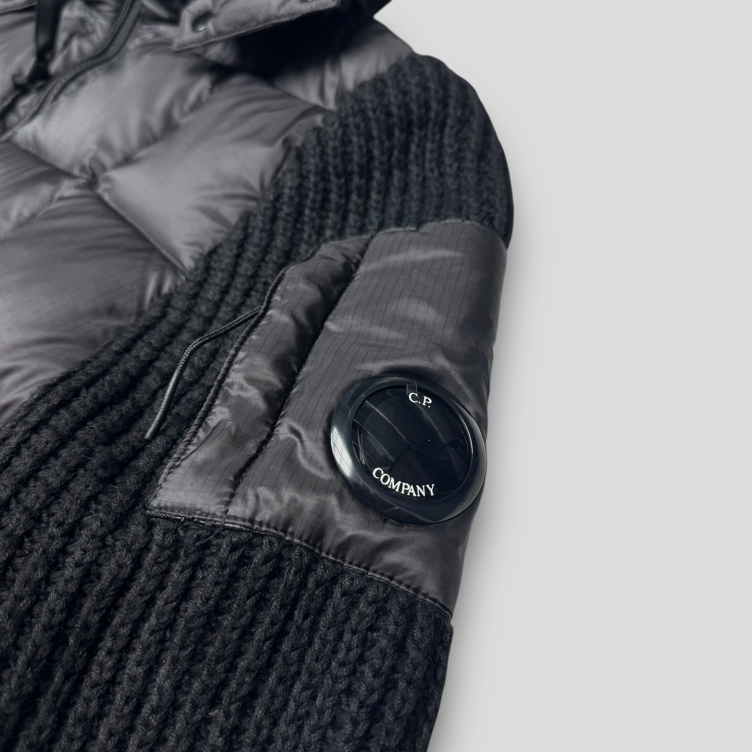 Кардиган комбинированный C.P. Company D.D. Shell черный