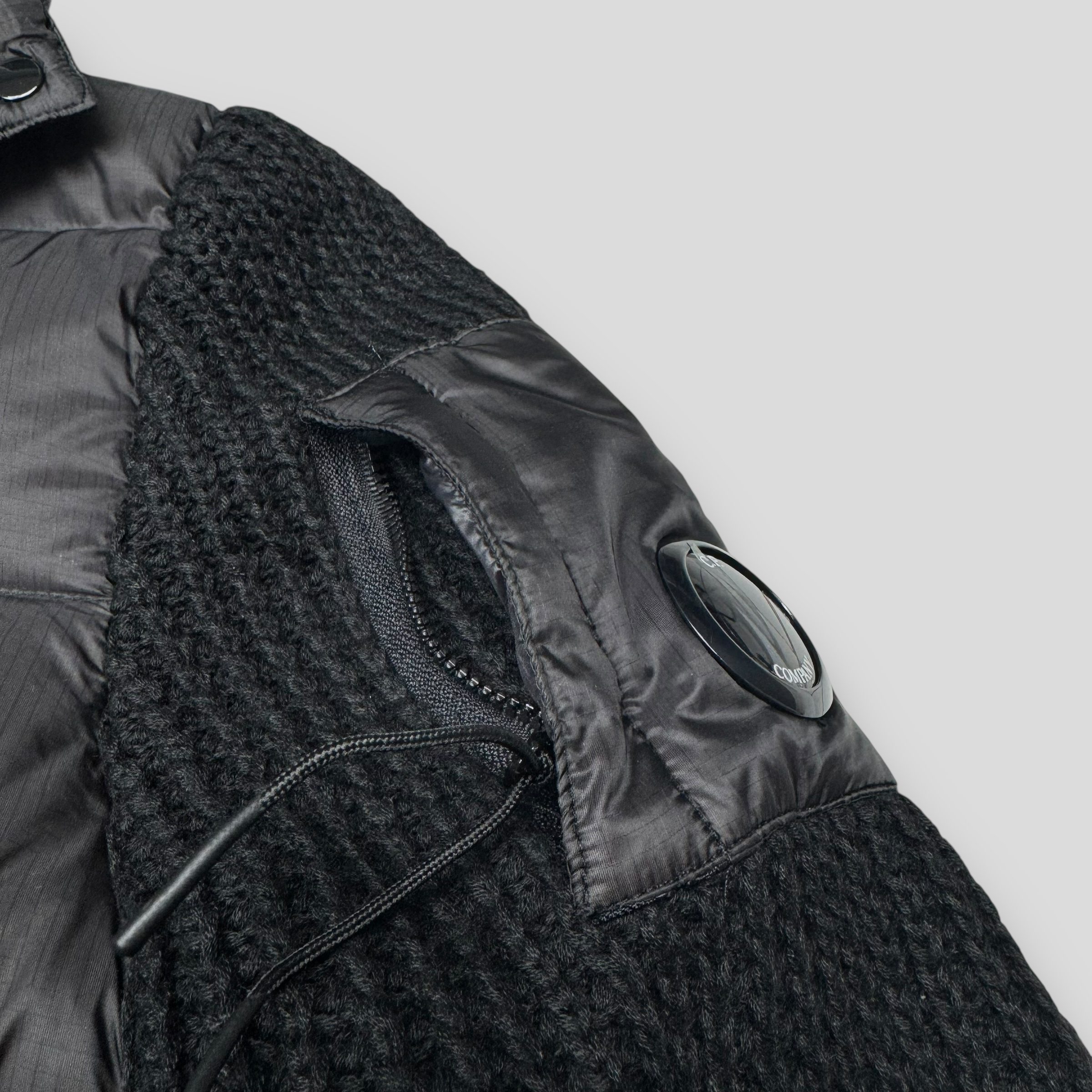 Кардиган комбинированный C.P. Company D.D. Shell черный