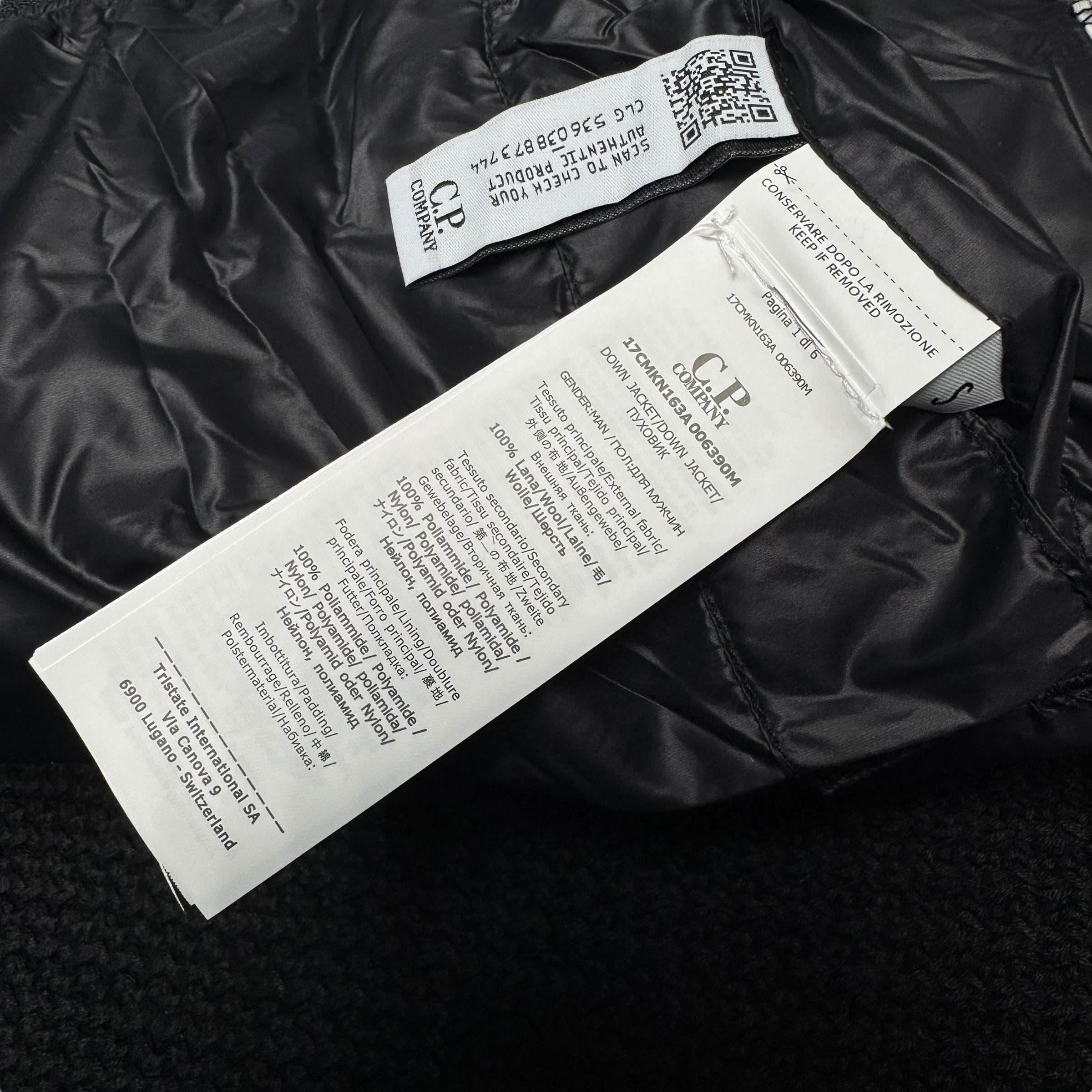 Кардиган комбинированный C.P. Company D.D. Shell черный