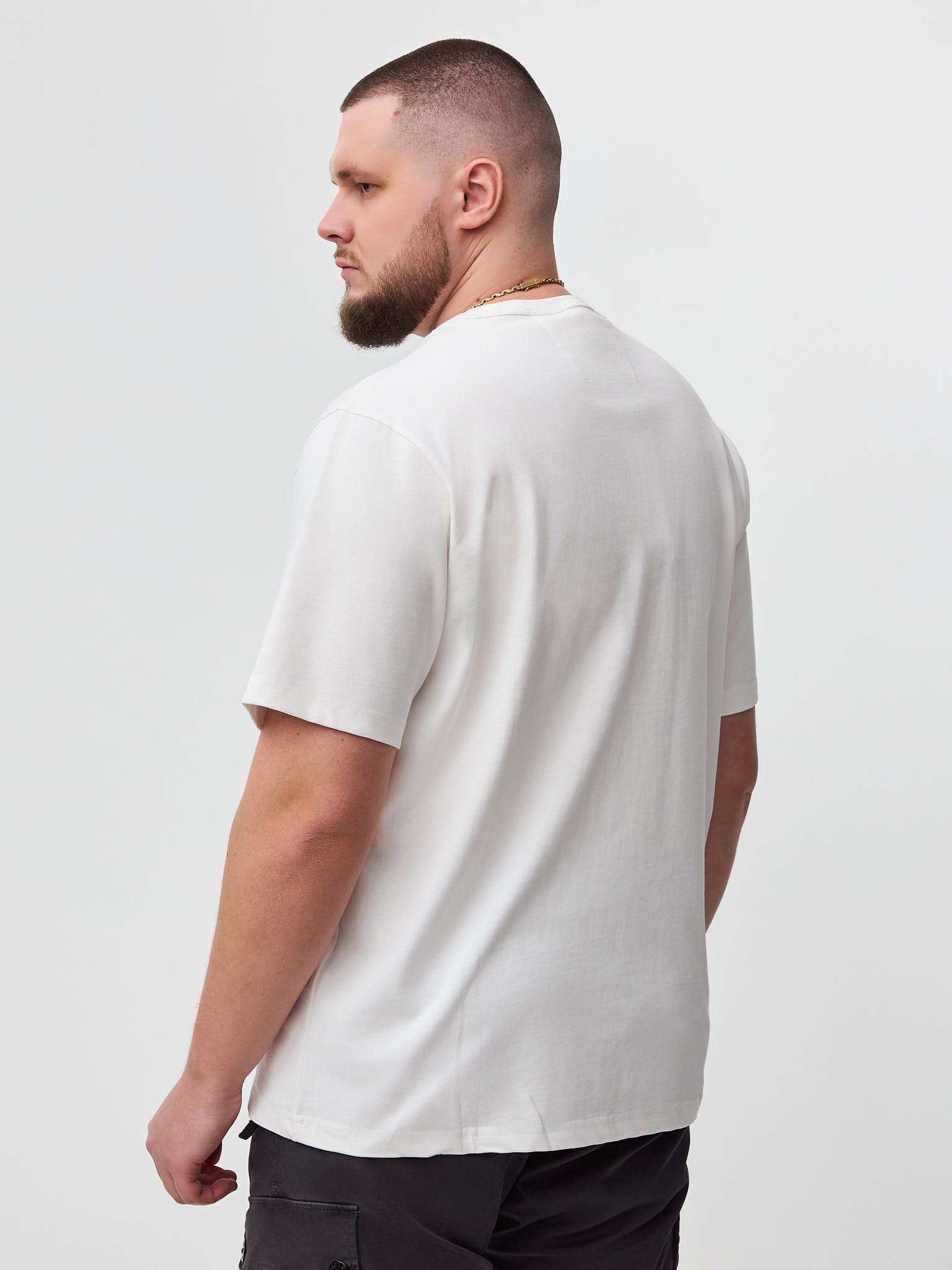 Футболка оверсайз C.P. COMPANY белая