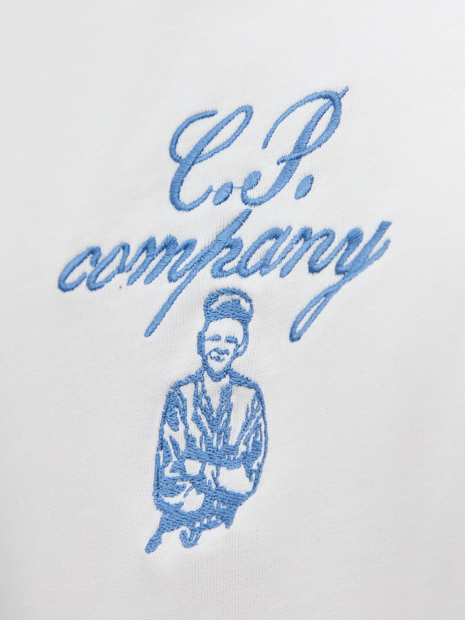 Футболка оверсайз C.P. COMPANY белая