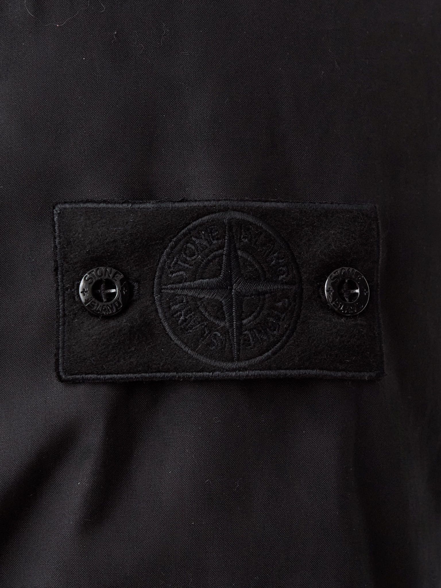 Куртка Stone Island O-VENTILE GHOST PIECE 437F1 с подкладом черная