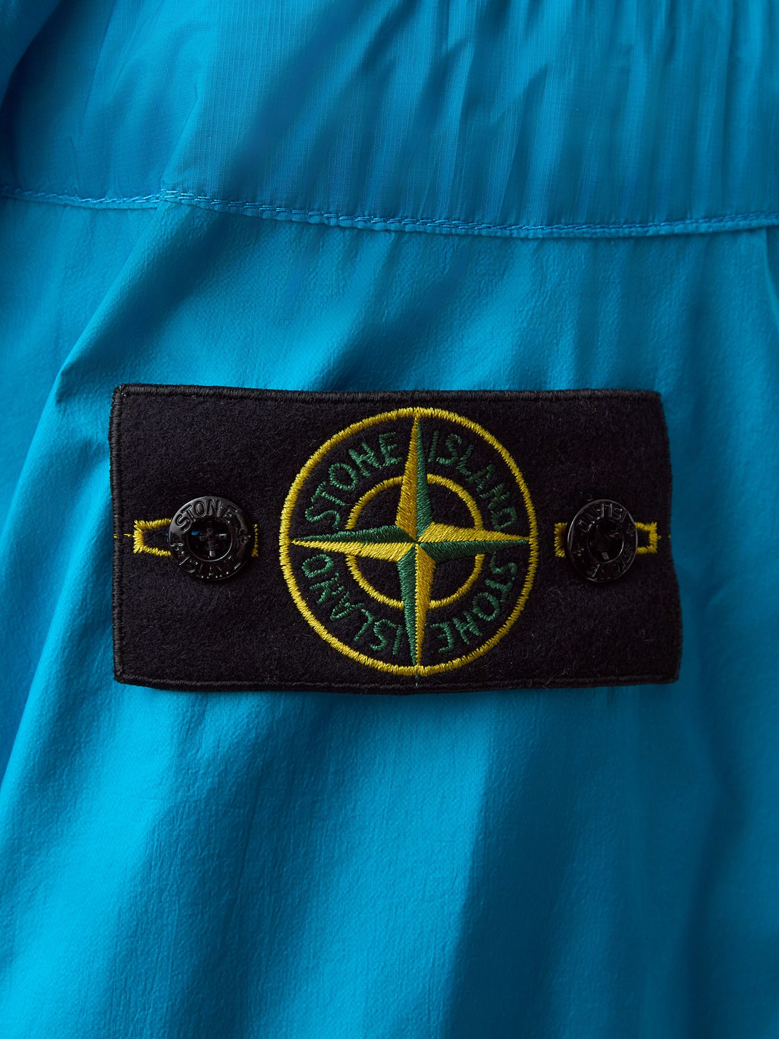 Ветровка Nike x Stone Island Hyperlight Membrana Windrunner (PACKABLE) голубая