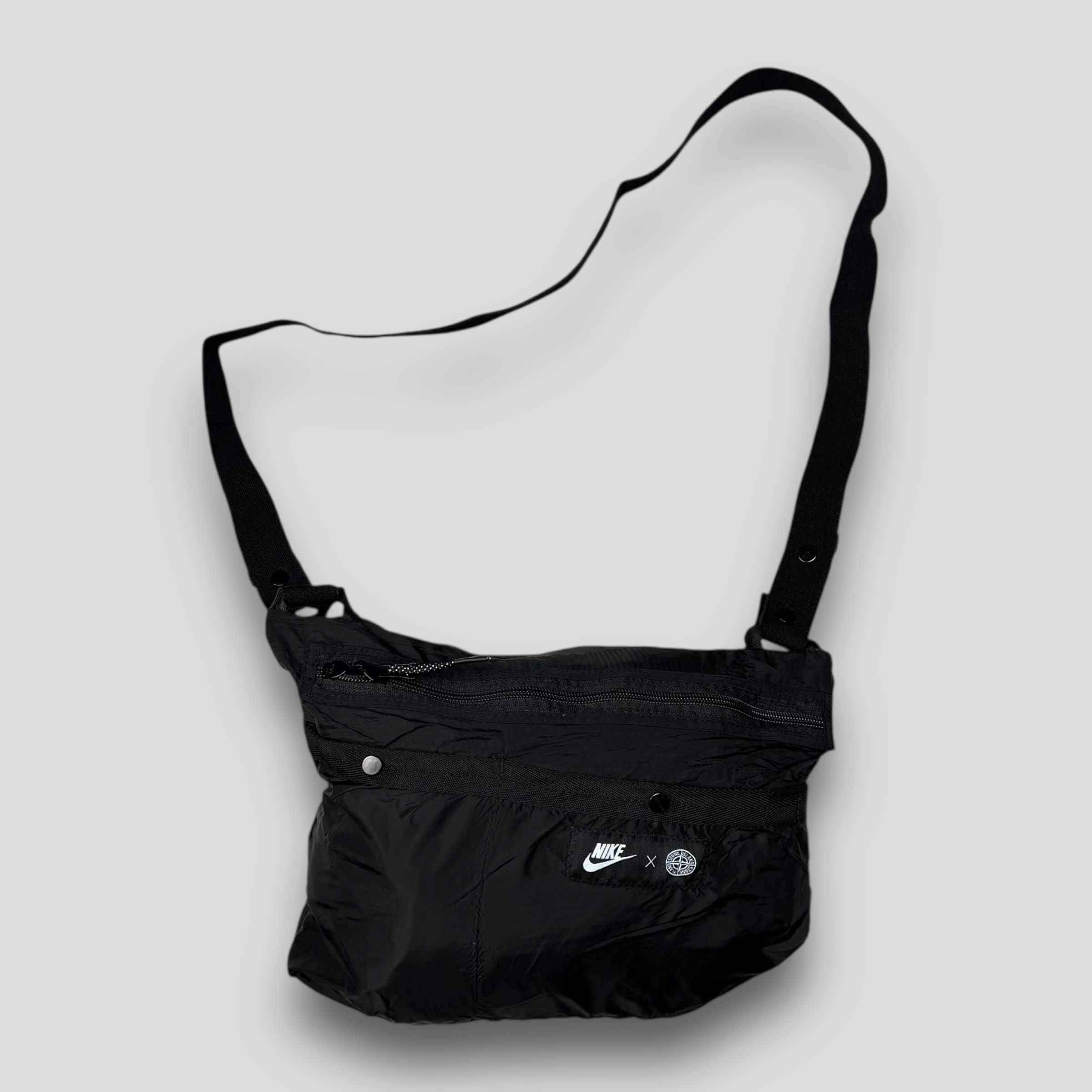 Ветровка Nike x Stone Island Hyperlight Membrana Windrunner (PACKABLE) черная