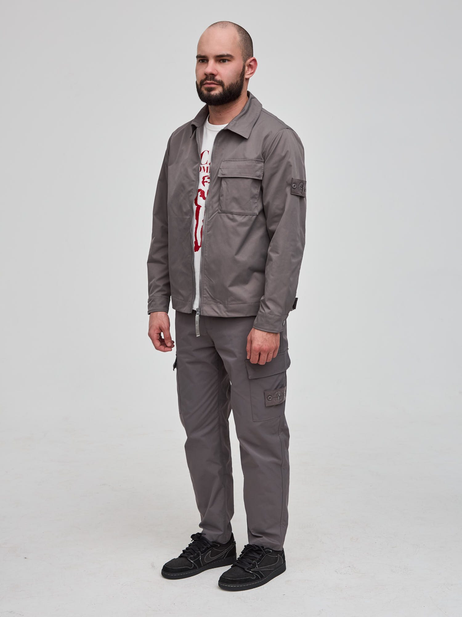 Костюм Stone Island Ghost Peace черный купить в Москве цена от