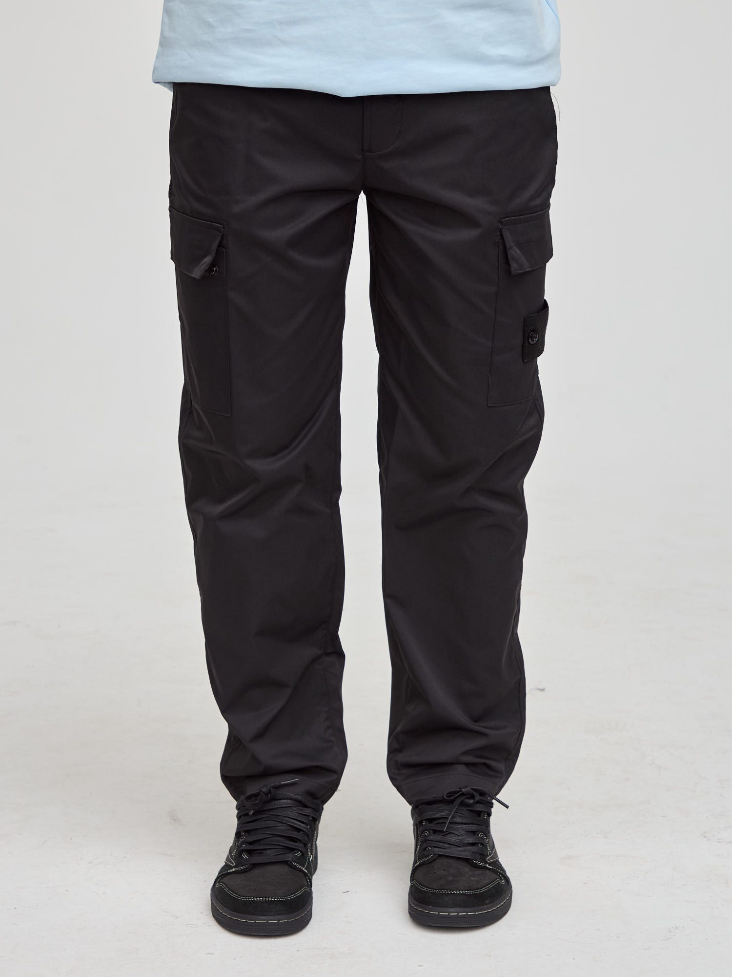 Штаны карго Stone Island Ghost Peace черные