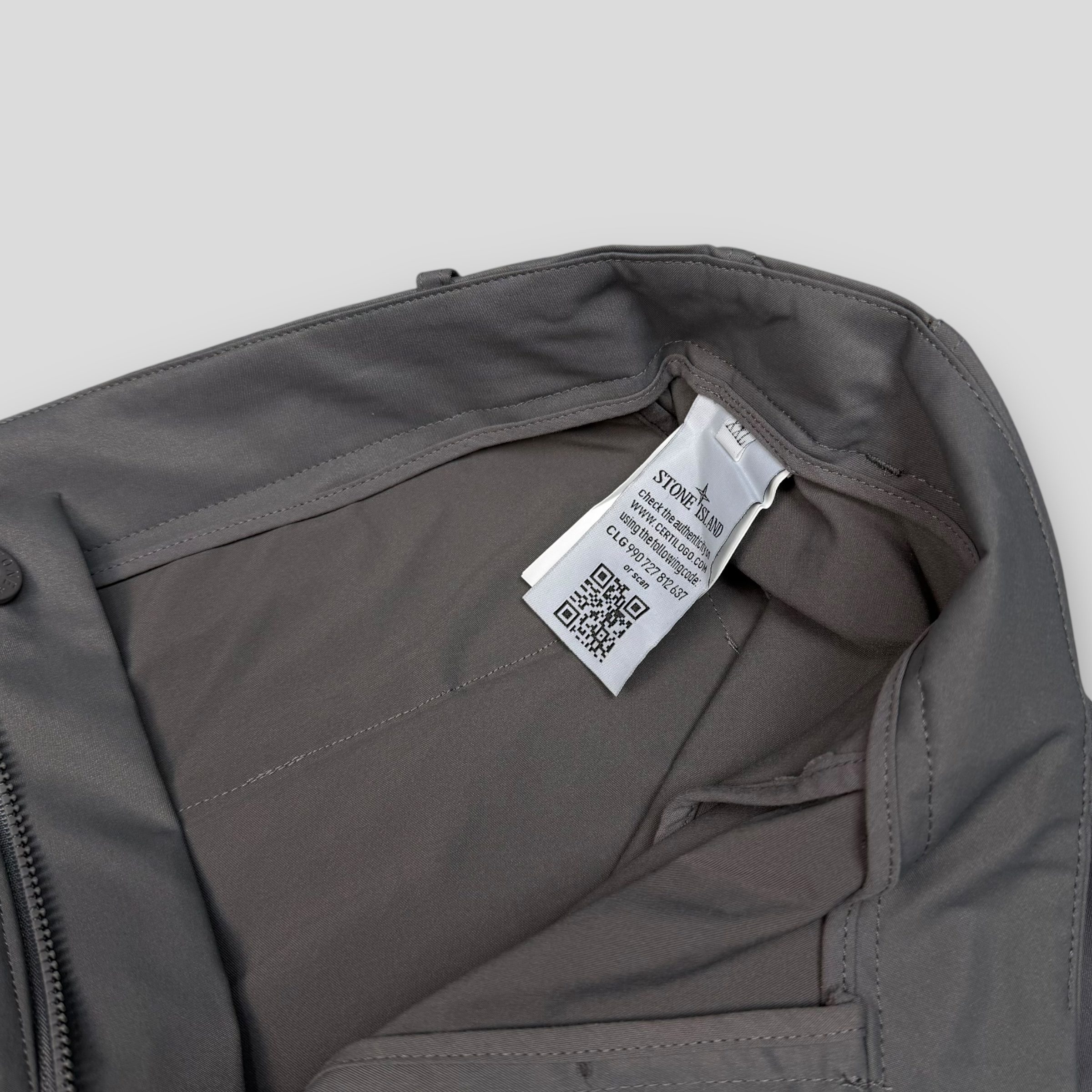 Штаны карго Stone Island Ghost Peace серо-бежевые