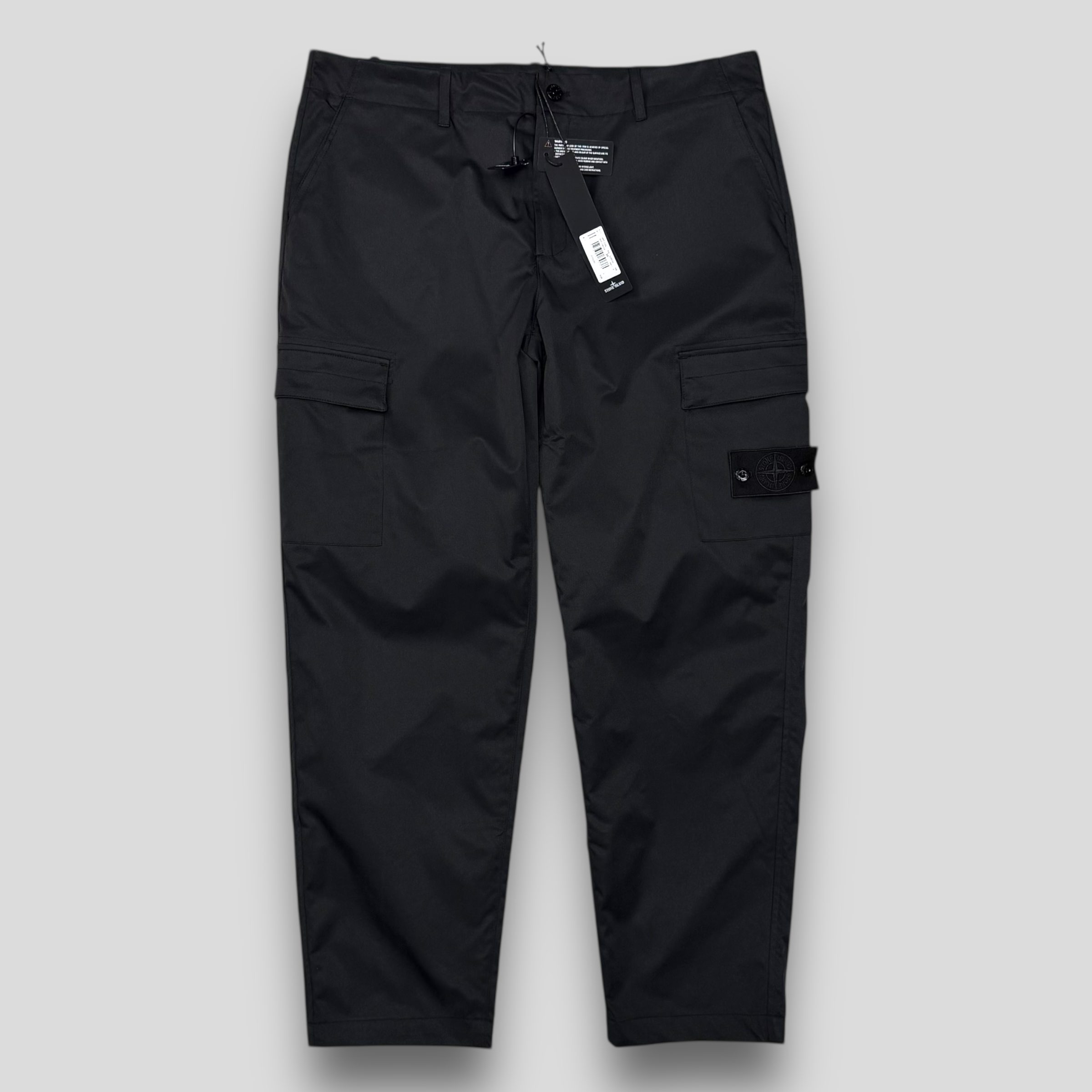 Штаны карго Stone Island Ghost Peace черные