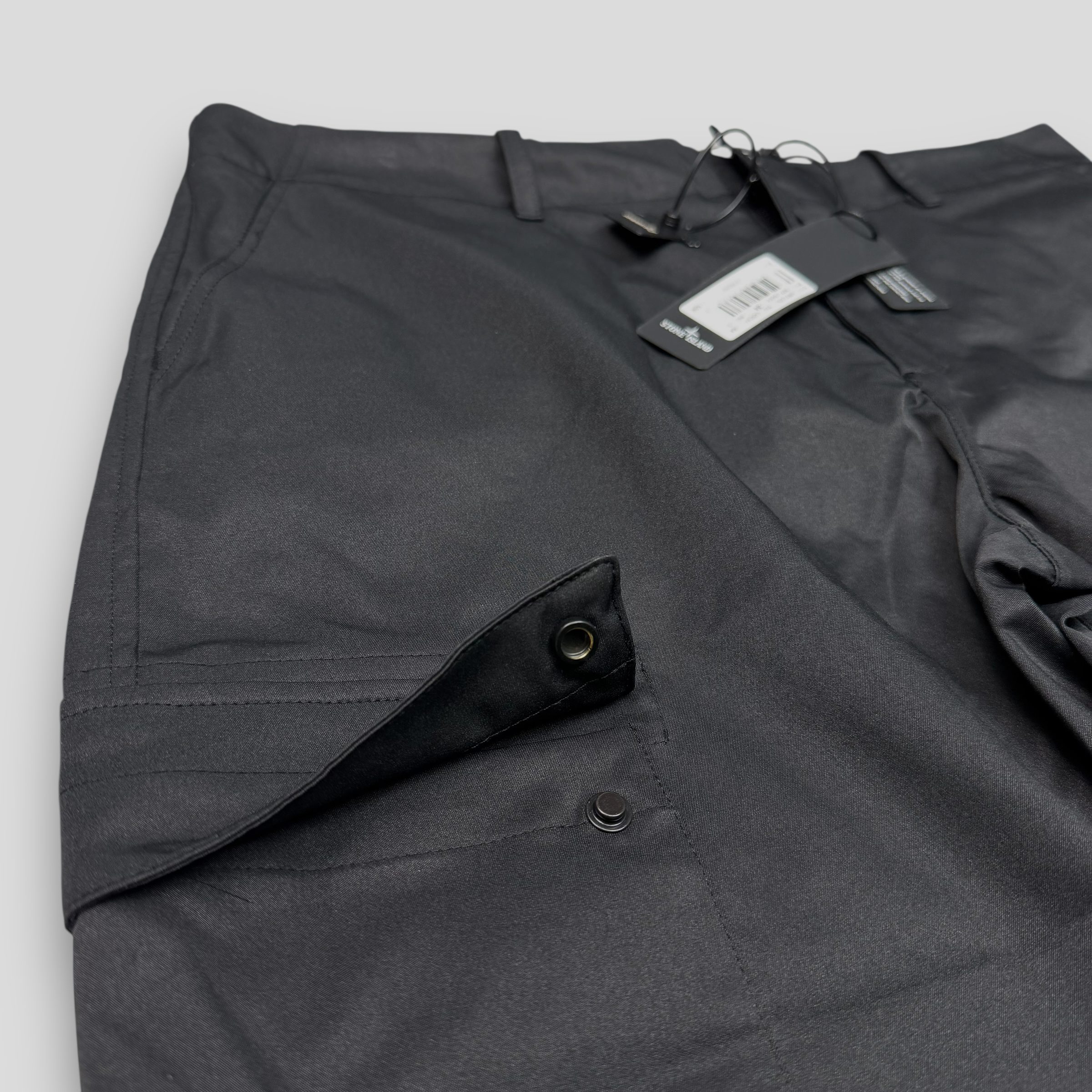 Штаны карго Stone Island Ghost Peace черные