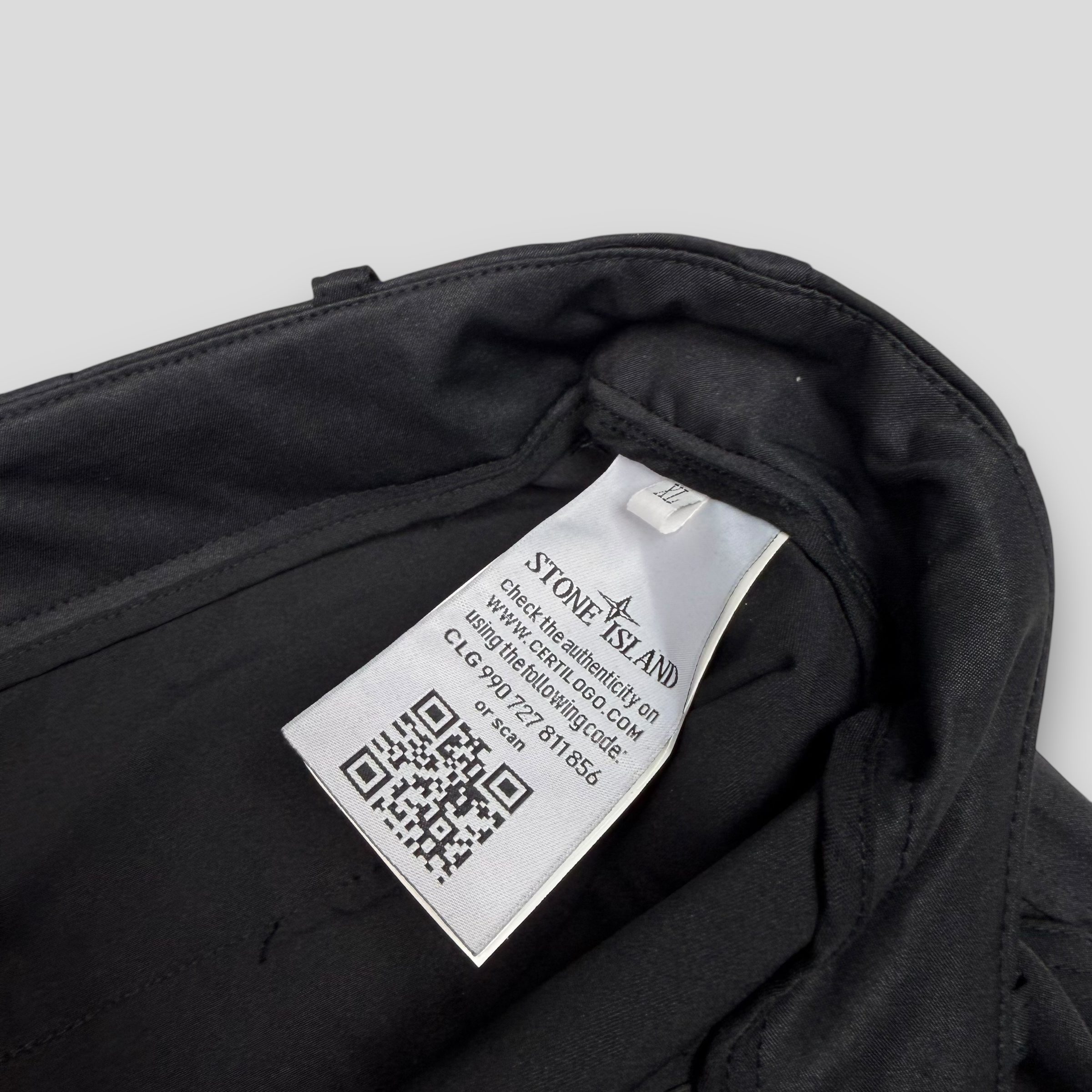 Штаны карго Stone Island Ghost Peace черные