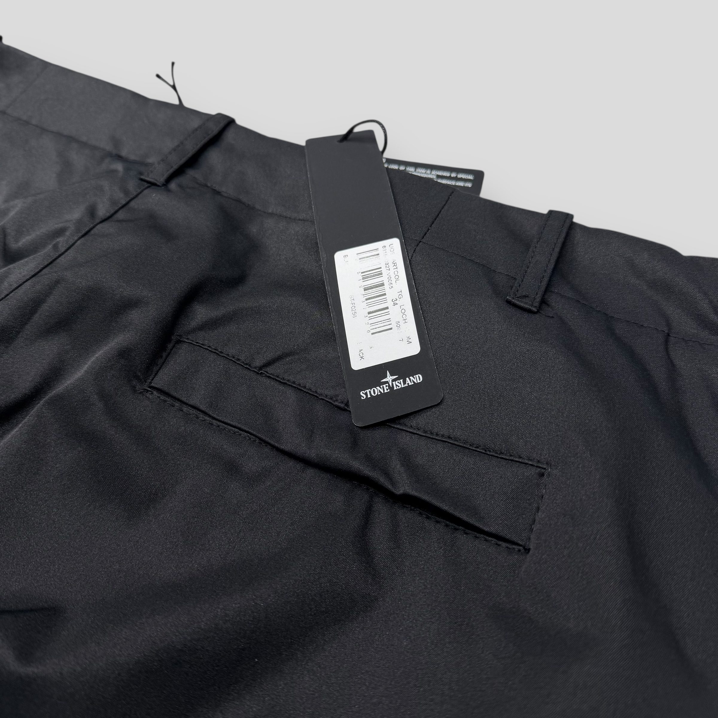 Штаны карго Stone Island Ghost Peace черные