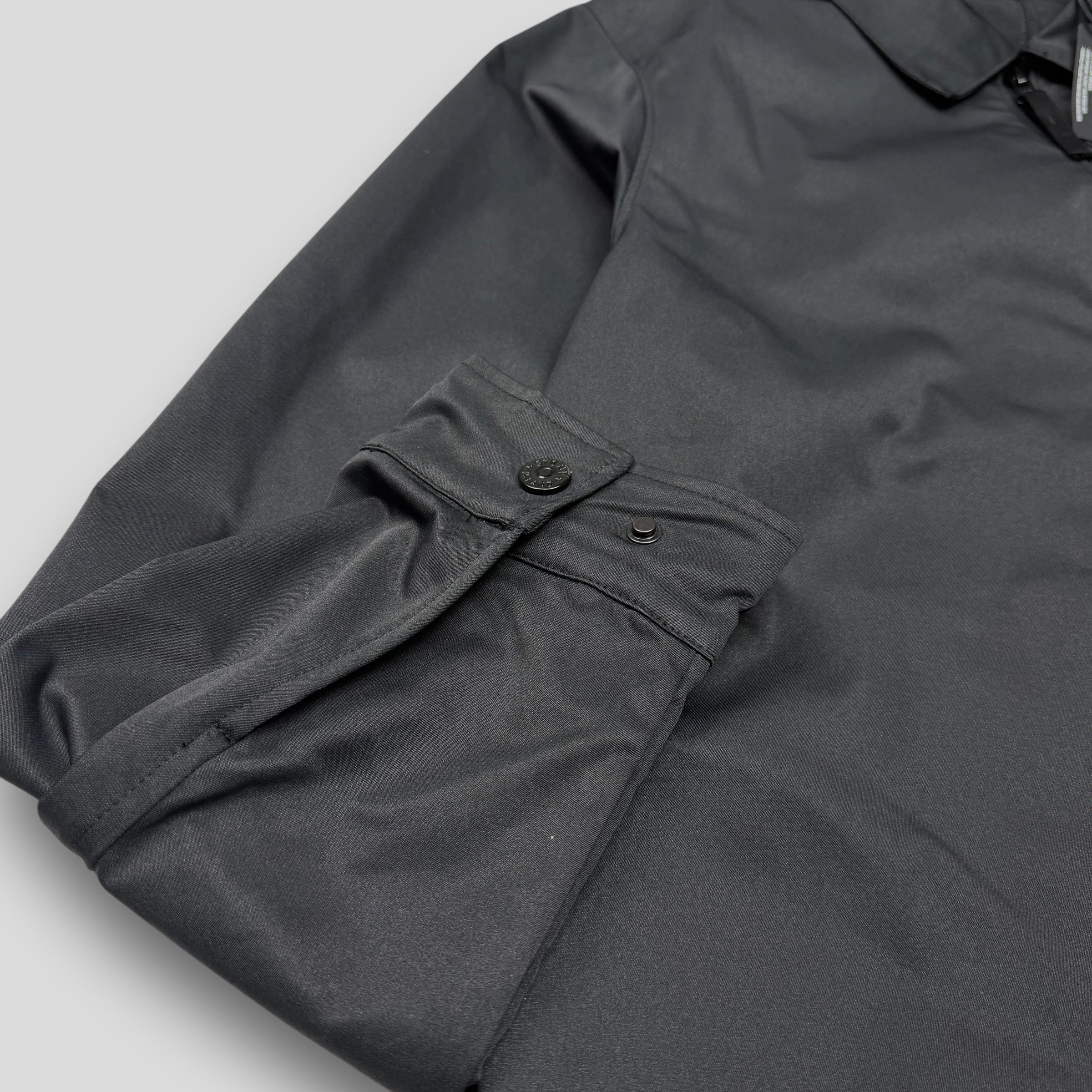 Рубашка овершот Stone Island Ghost Peace черная