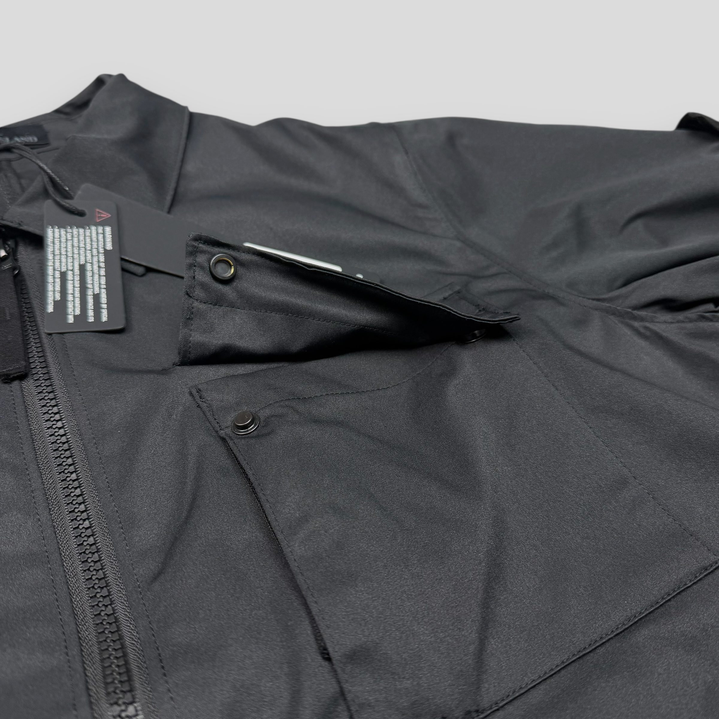 Рубашка овершот Stone Island Ghost Peace черная