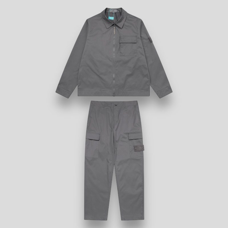 Костюм Stone Island Ghost Peace серо-бежевый