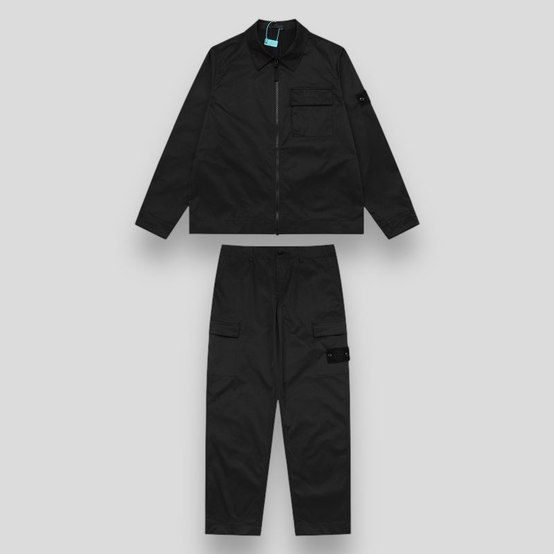 Костюм Stone Island Ghost Peace черный