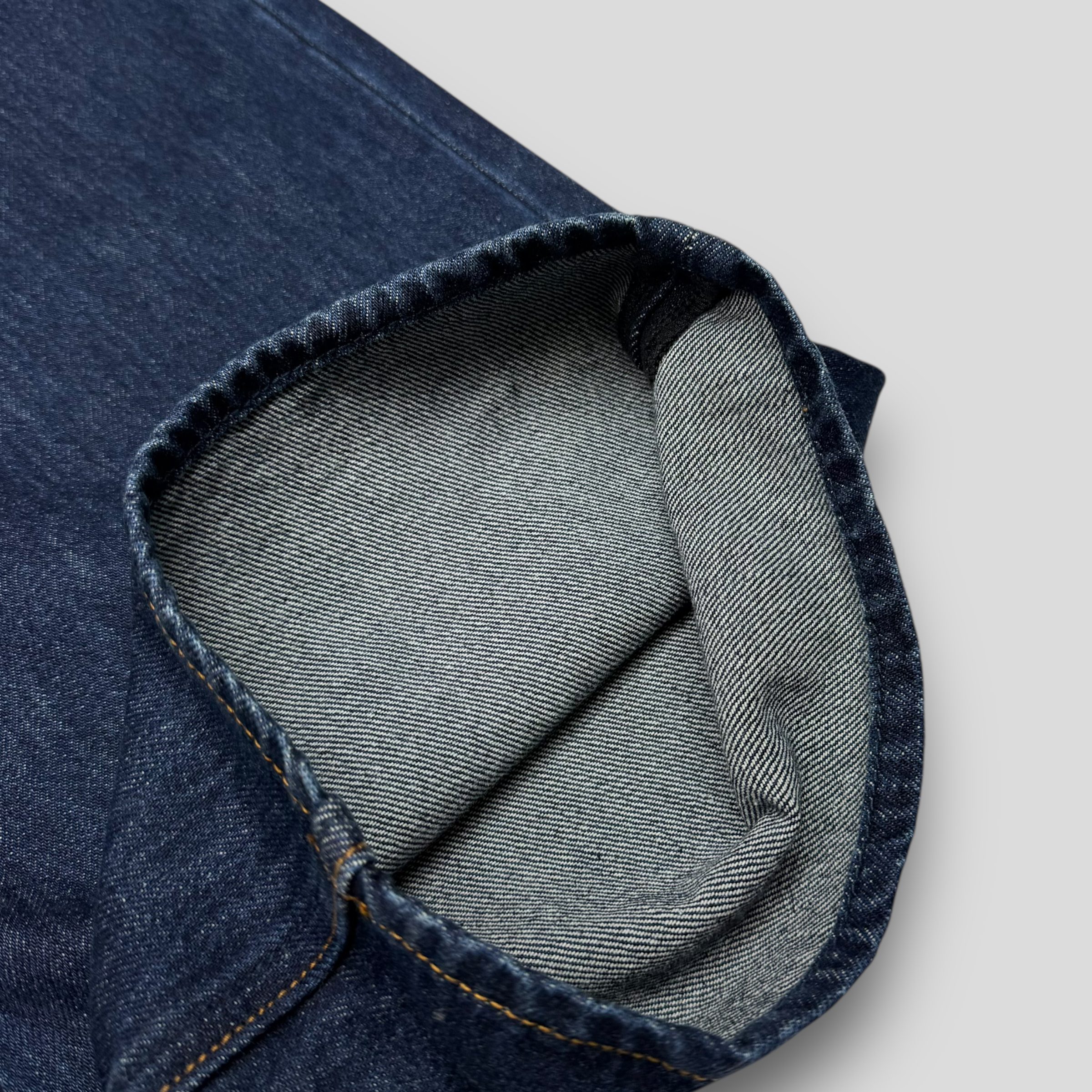 Джинсы Stone Island Indigo Denim-Raw Oz Loose темно-синие
