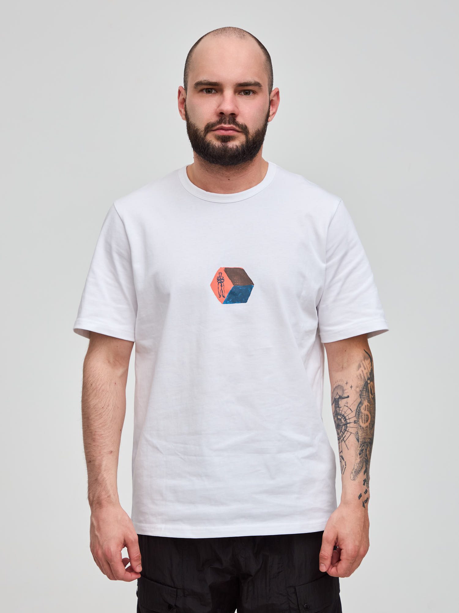 Футболка C.P. COMPANY British Sailor Graphic белая