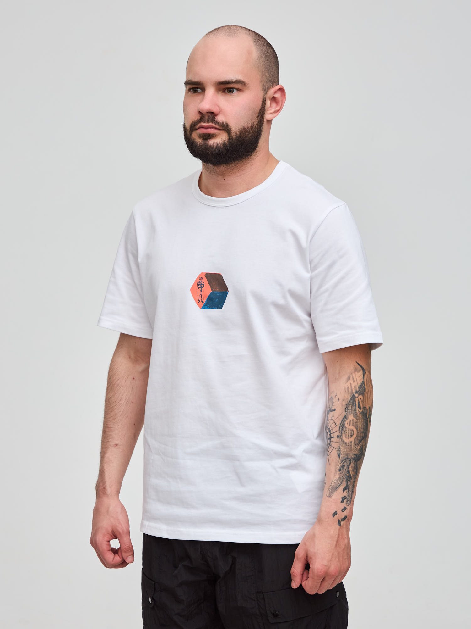 Футболка C.P. COMPANY British Sailor Graphic белая