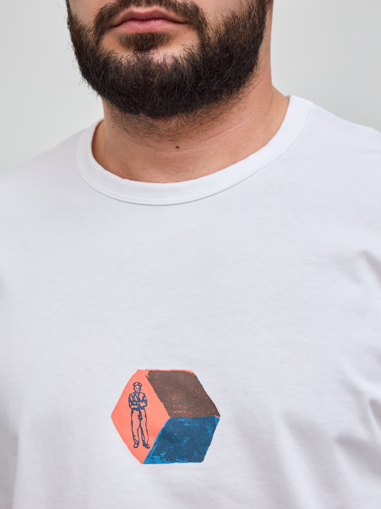 Футболка C.P. COMPANY British Sailor Graphic белая