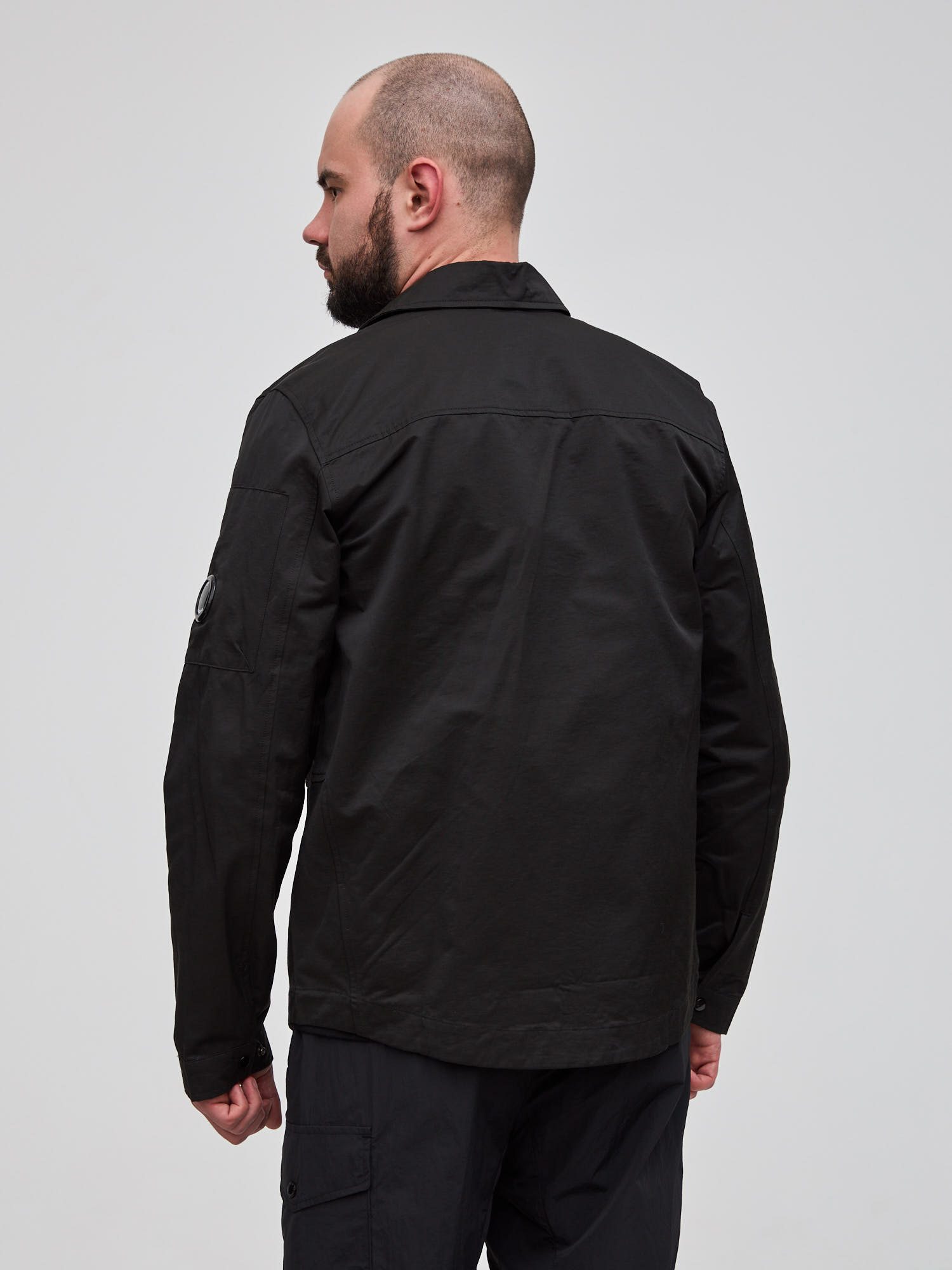 Рубашка легкая C.P. Company Lens Overshirt черный