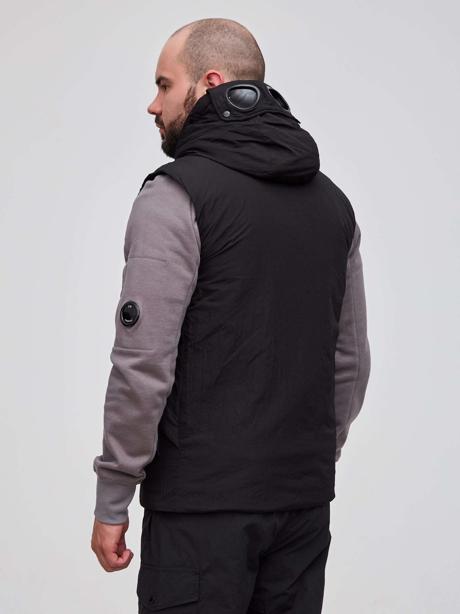 Жилет C.P. Company Chrome-R Goggle Vest черный