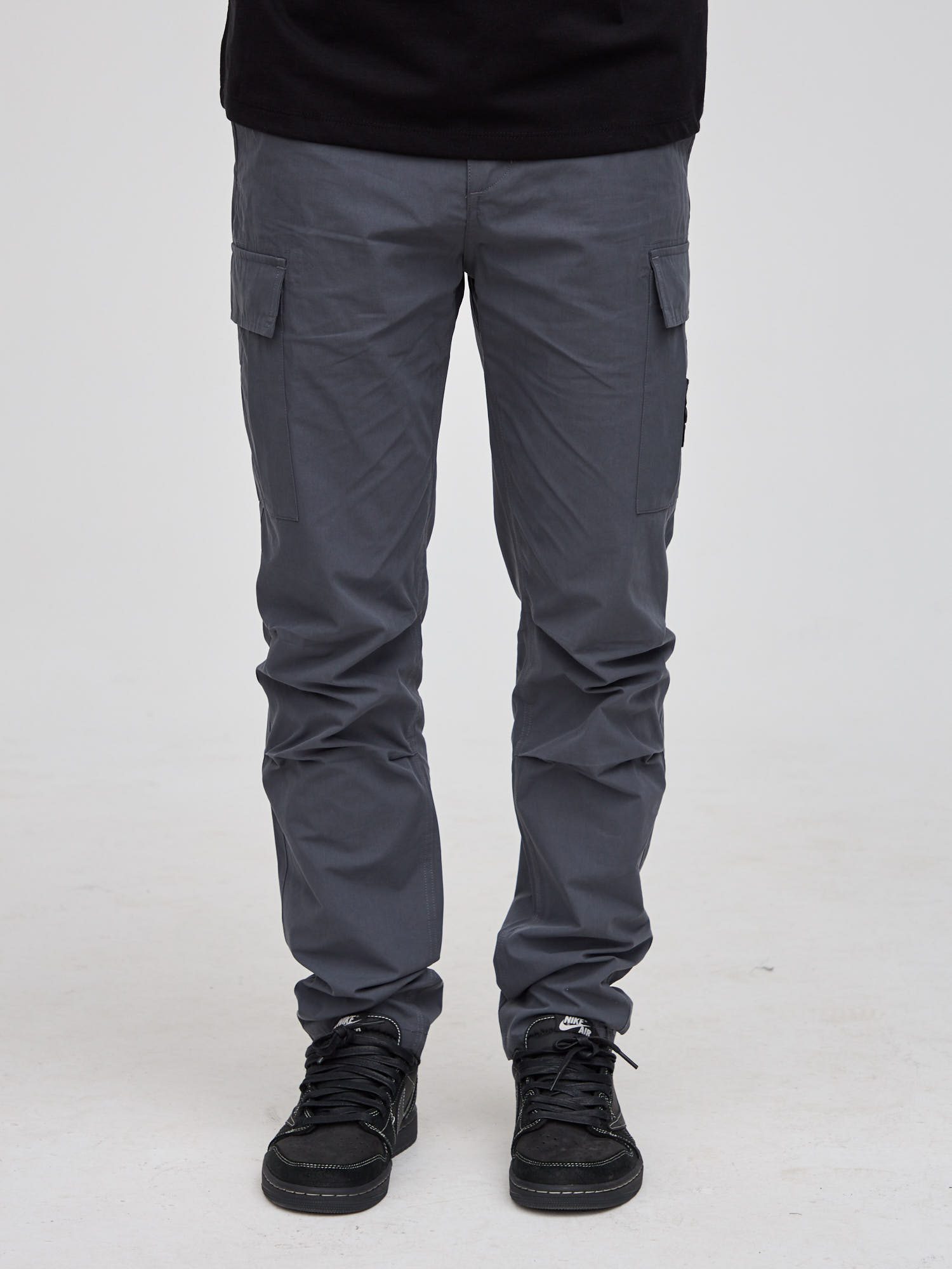 Брюки карго Stone Island серые