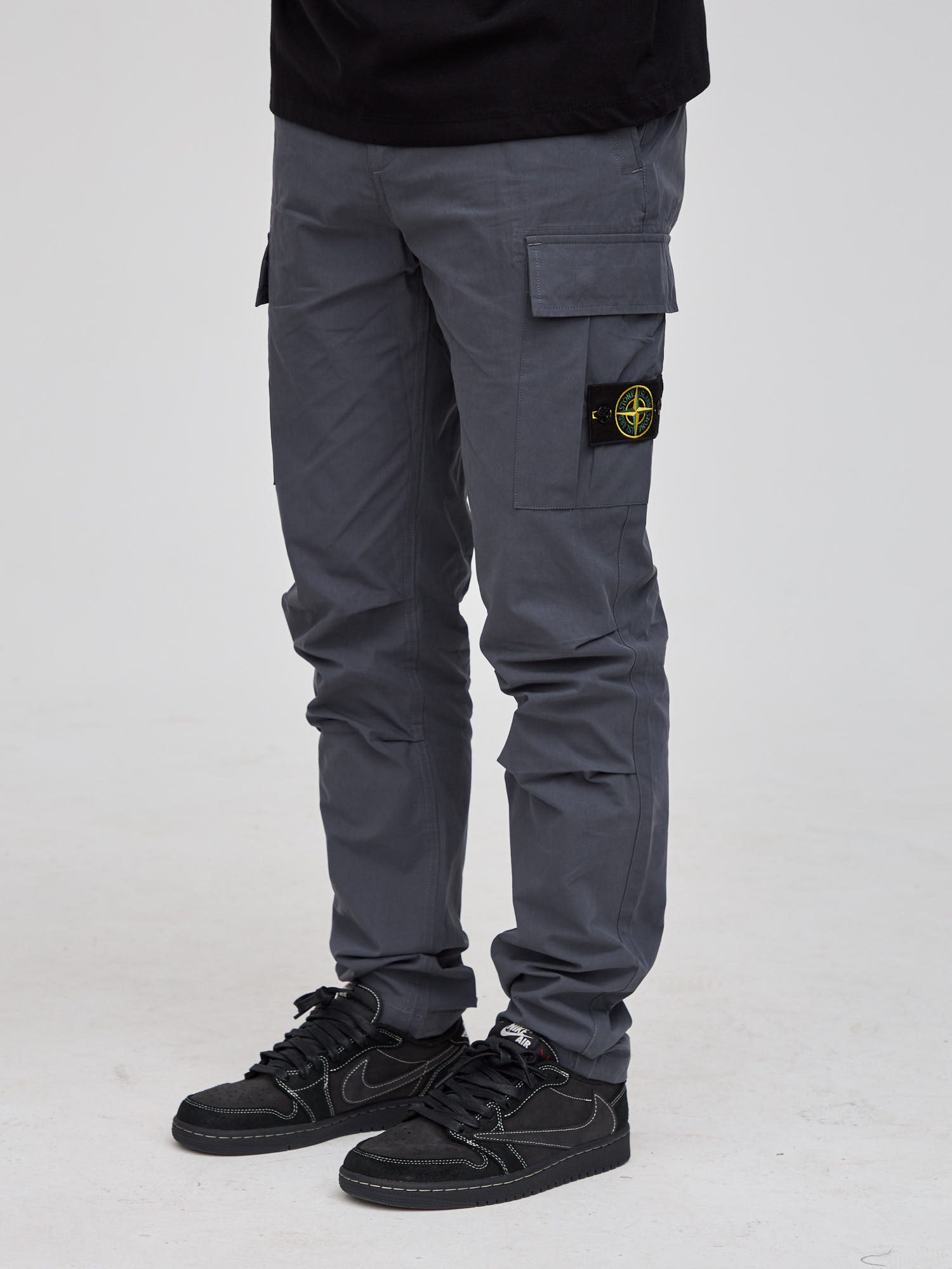 Брюки карго Stone Island серые