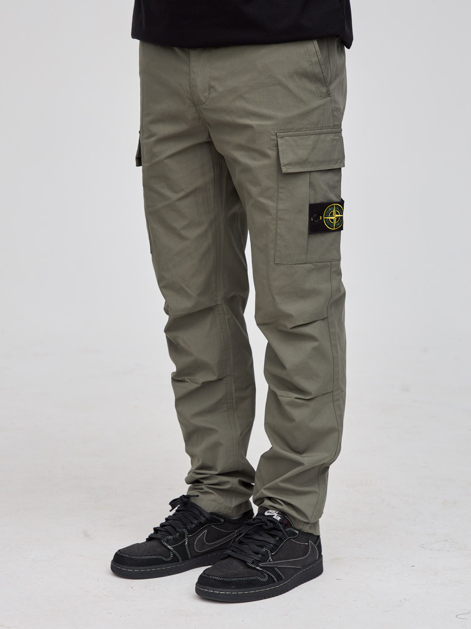 Брюки карго Stone Island хаки