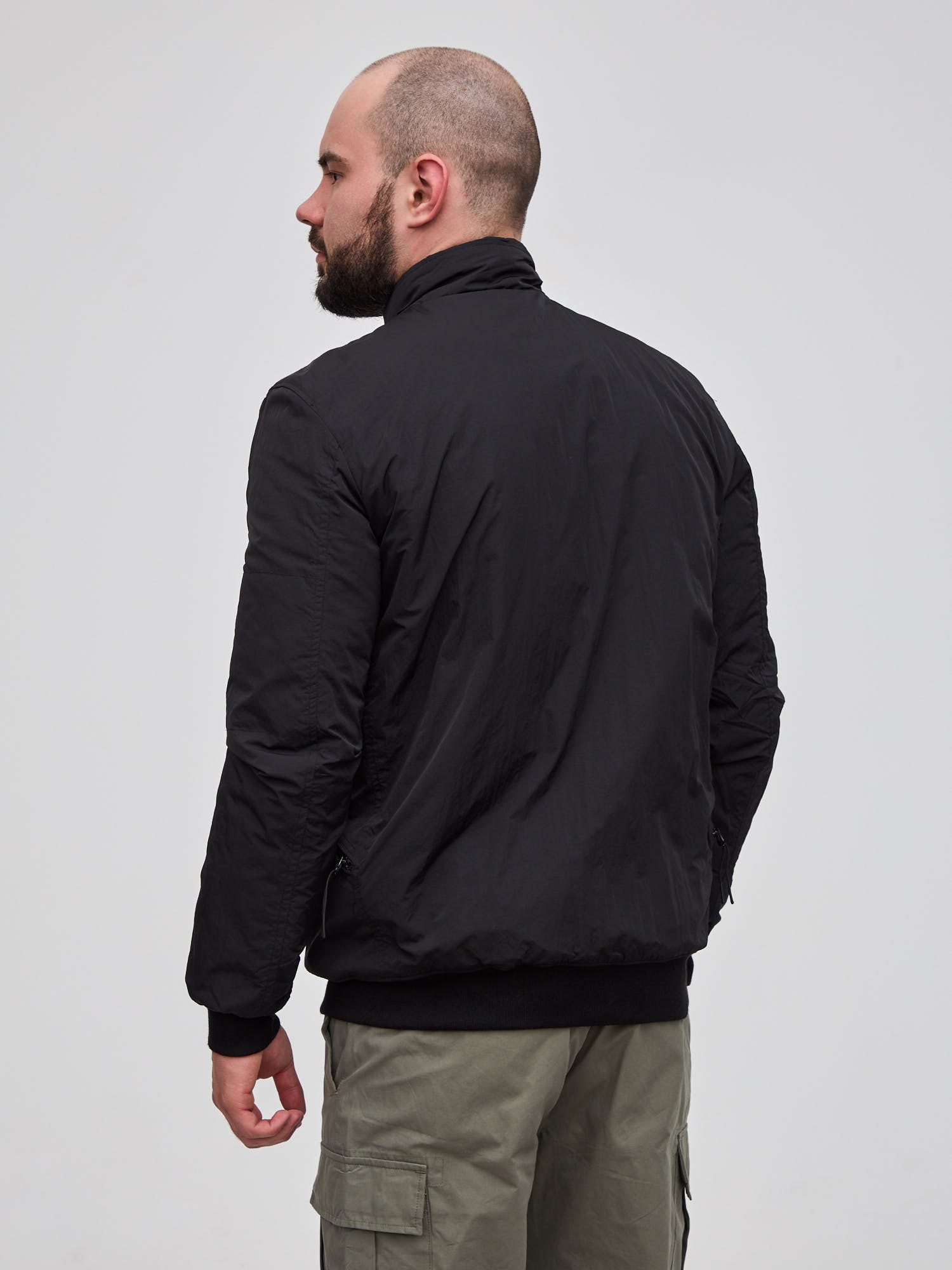 Куртка бомбер C.P. Company Chrome-R Bomber Jacket черный