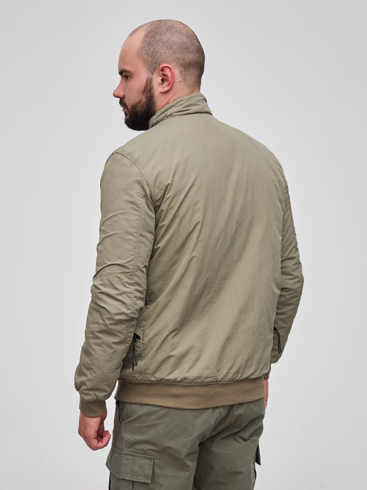Куртка бомбер C.P. Company Chrome-R Bomber Jacket хаки