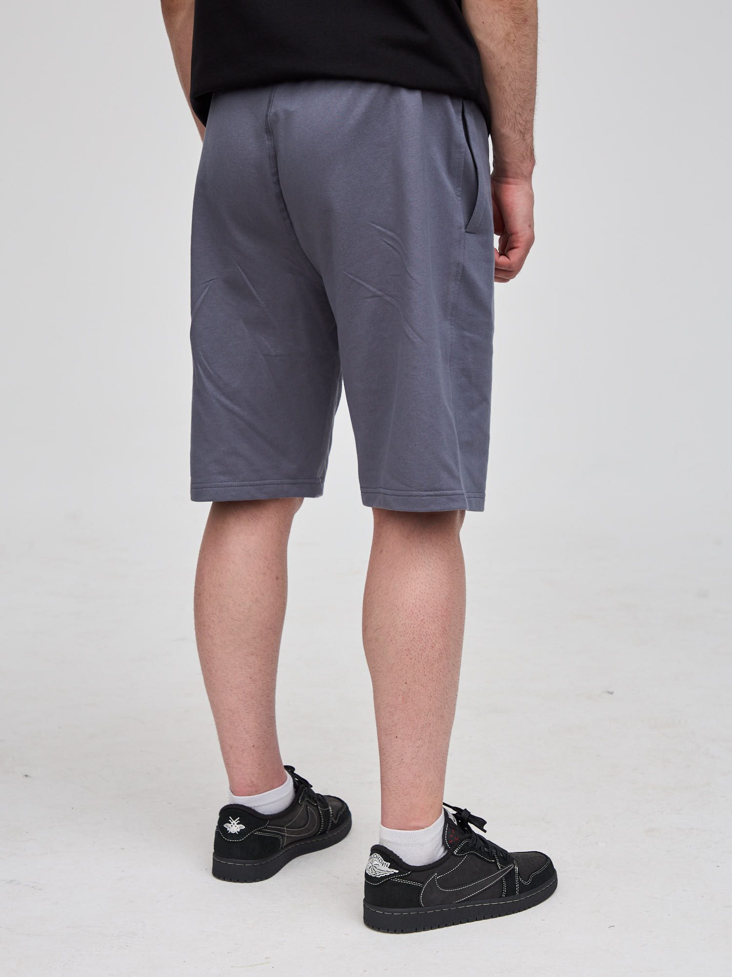 Шорты спортивные C.P. Company Lens Cargo Sweat Shorts серые