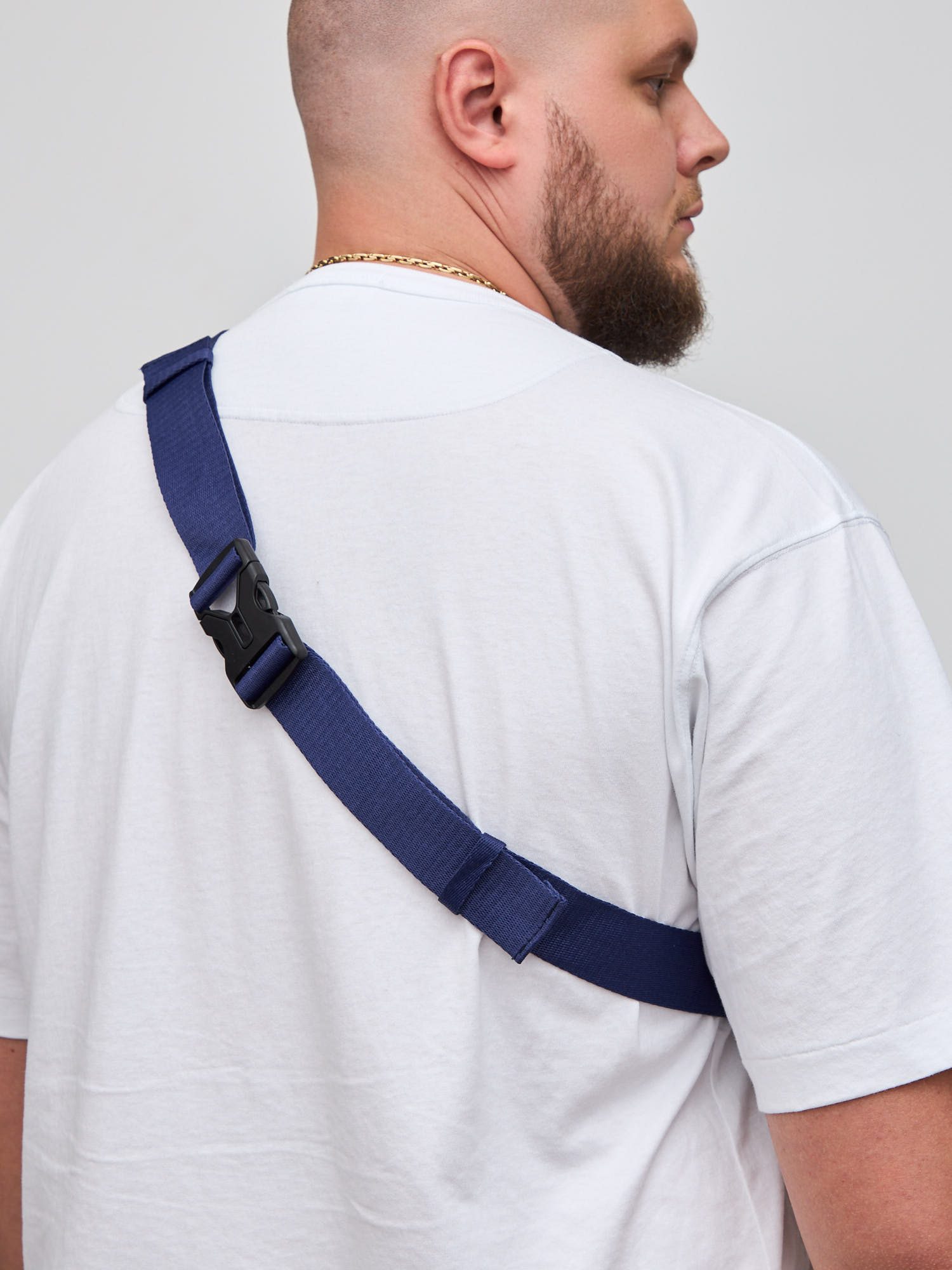 Сумка C.P. COMPANY Nylon B Crossbody Pack темно-синяя