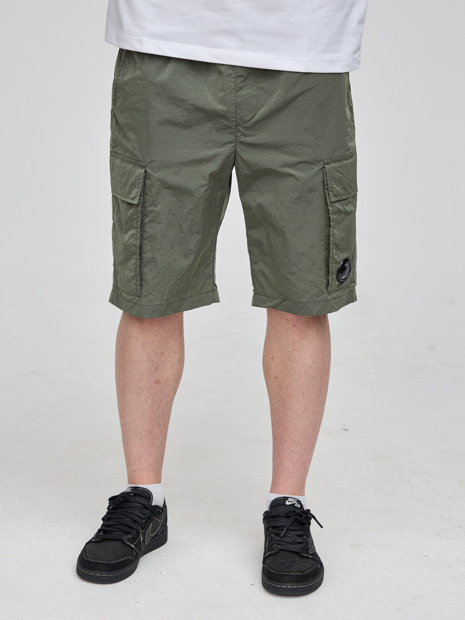 Шорты спортивные C.P. Company Nylon Cargo хаки