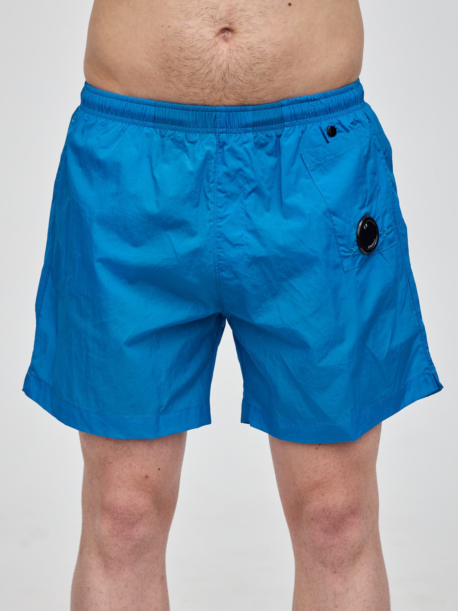 Шорты плавательные C.P. Company Lens Swim Shorts голубые