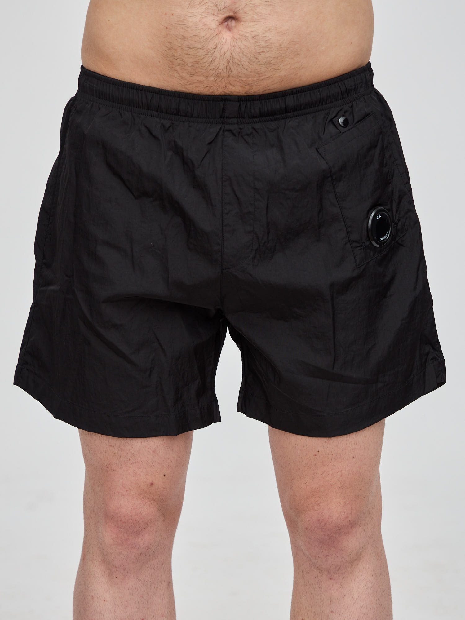 Шорты плавательные C.P. Company Lens Swim Shorts черные