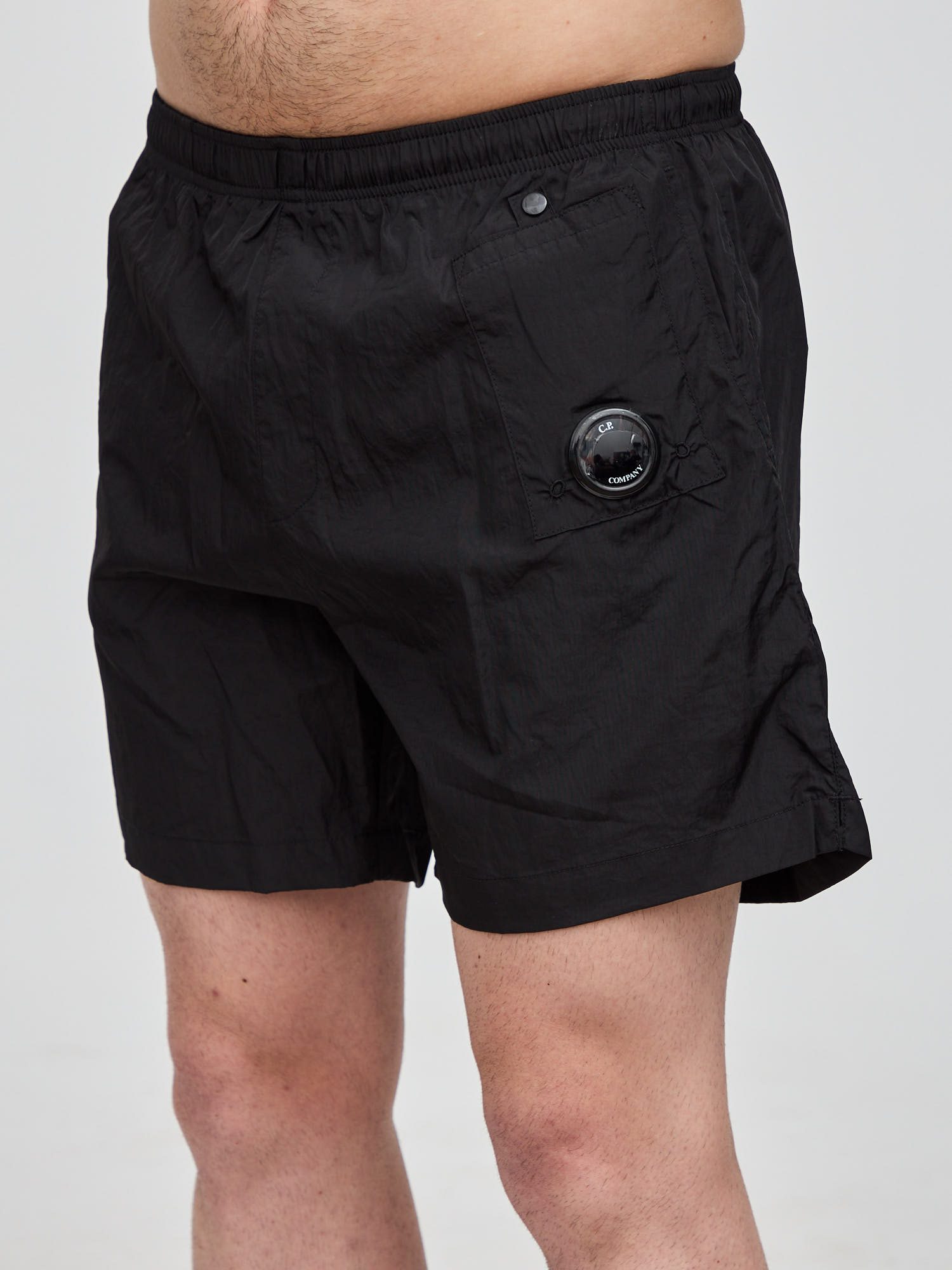 Шорты плавательные C.P. Company Lens Swim Shorts черные