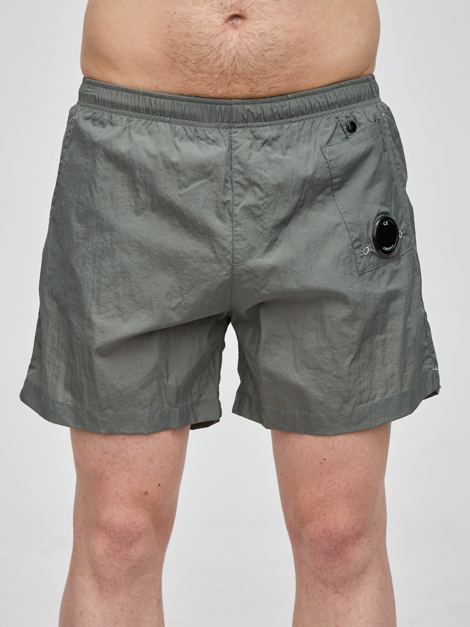 Шорты плавательные C.P. Company Lens Swim Shorts хаки