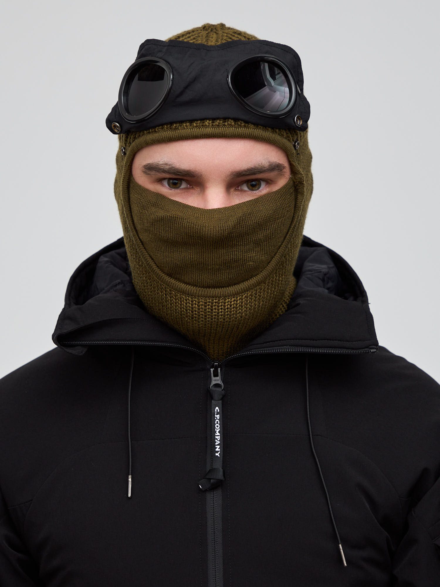 Балаклава C.P. Company Goggle Balaclava хаки