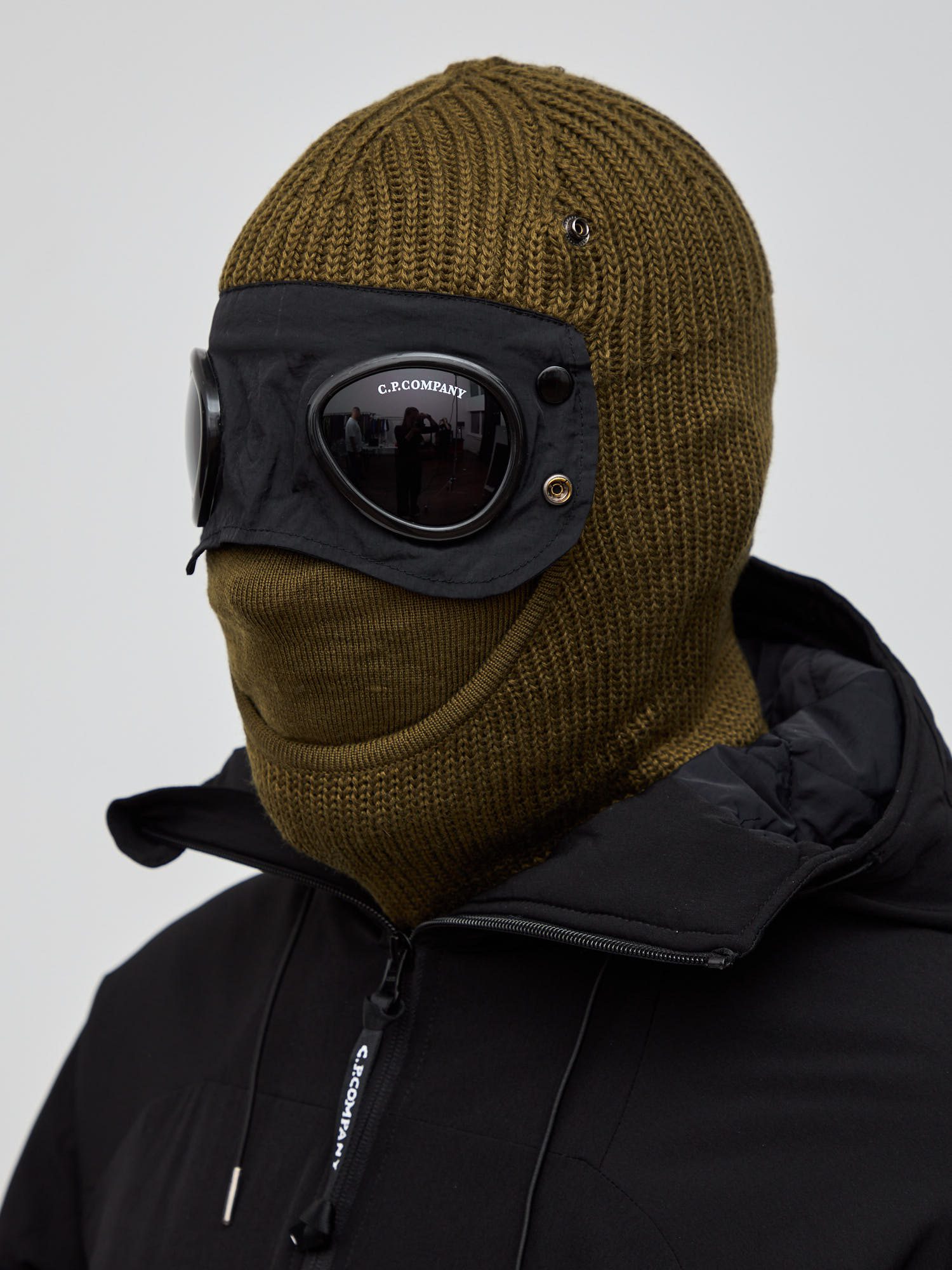 Балаклава C.P. Company Goggle Balaclava хаки