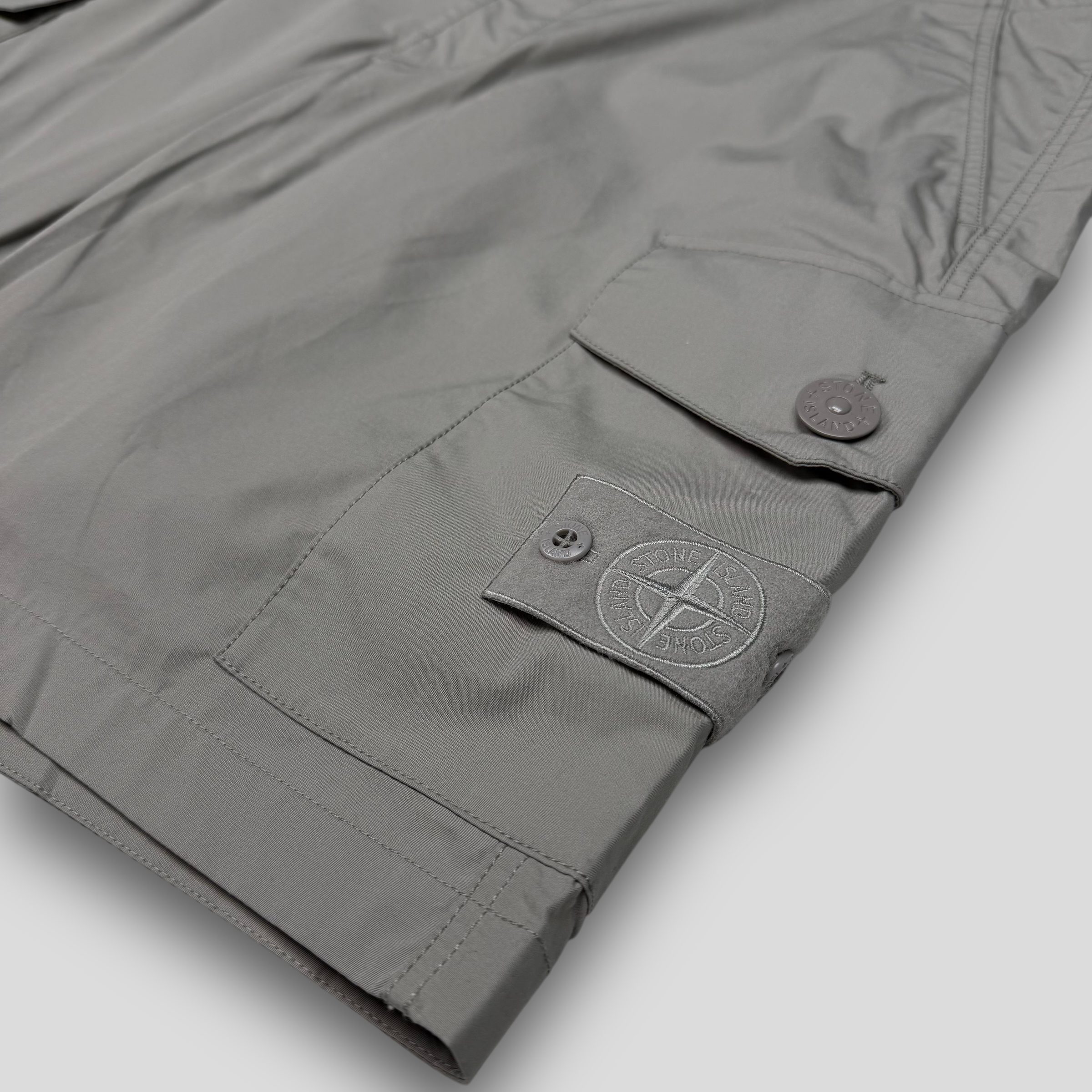 Шорты карго Stone Island Ghost peace серые