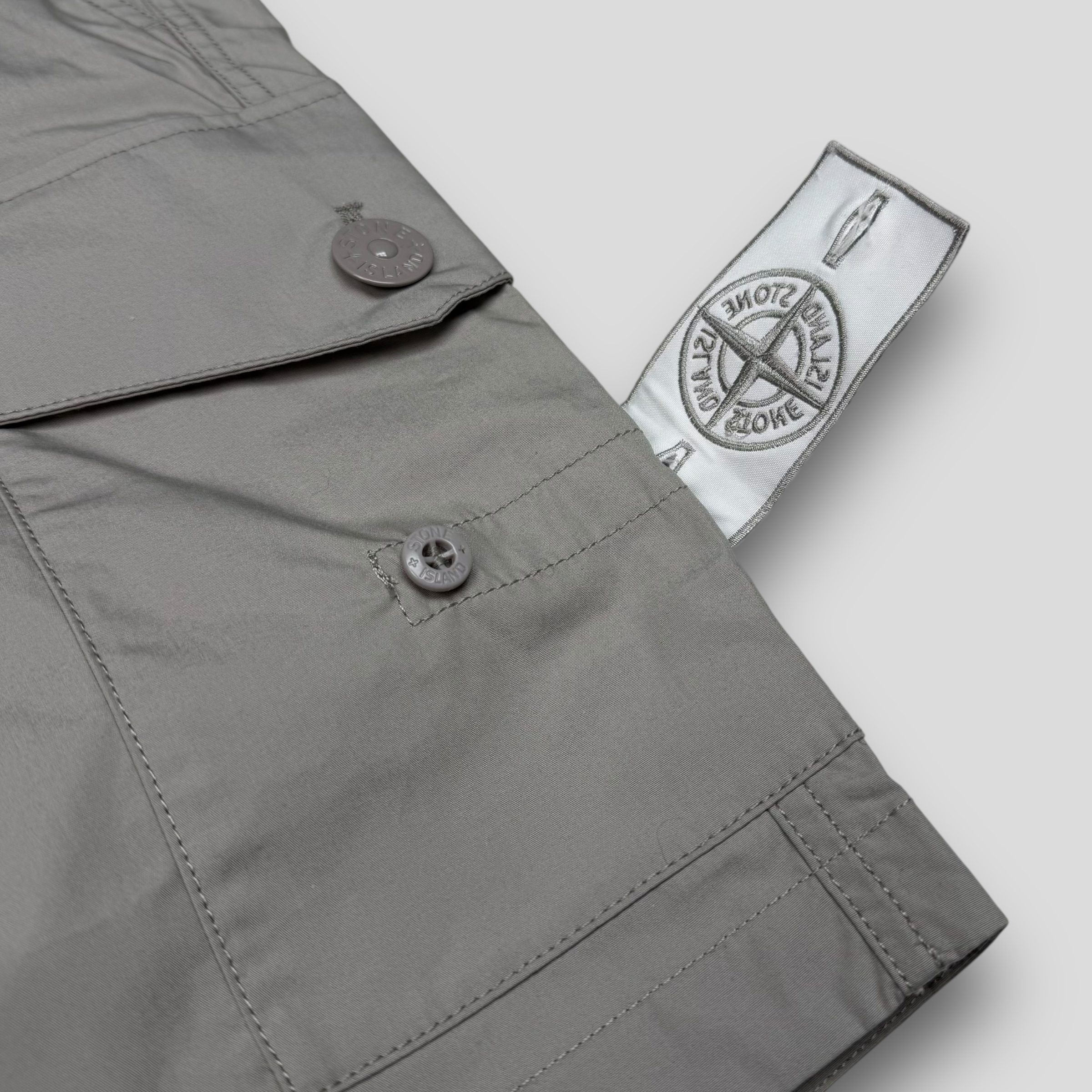 Шорты карго Stone Island Ghost peace серые